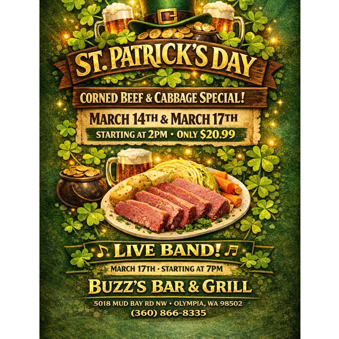 St Patrick's Weekend Event!