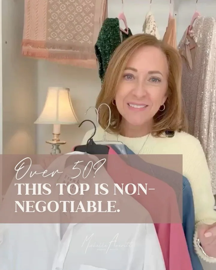 If you&rsquo;re over 50, this is your sign to stop overlooking the button-down. One classic shirt, endless outfit potential.

I&rsquo;m styling a button-down 3 ways to show how this timeless piece can feel polished, modern, and anything but boring. 
