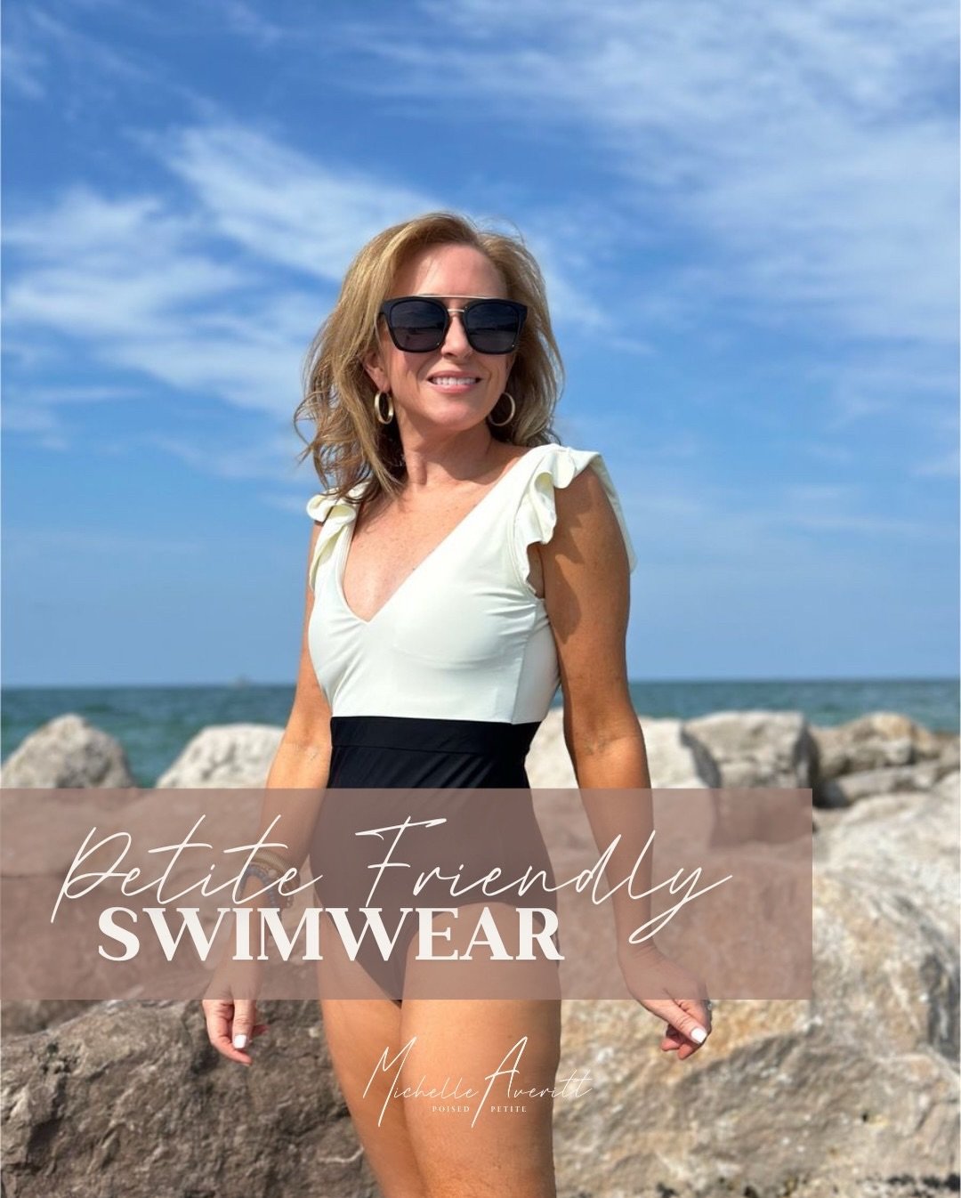 With spring in full swing it&rsquo;s time to start thinking about swimwear! 

As a petite woman I prefer to focus on styles that elongate my frame and create the illusion of height. High-cut bottoms can make your legs appear longer, while vertical st