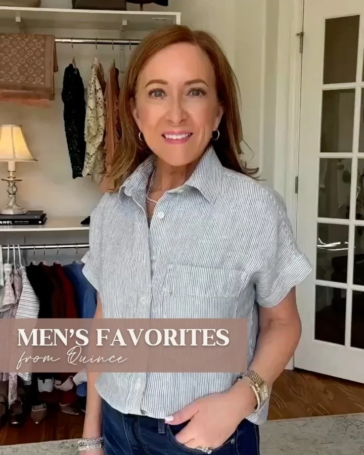 Looking for the perfect outfit for him? These are some of my favorite men&rsquo;s pieces from Quince.

A sleek look, including a silver chain, polarized sunglasses, Italian suede sneakers, cool cotton pants, and a cotton collared polo, makes for a gr