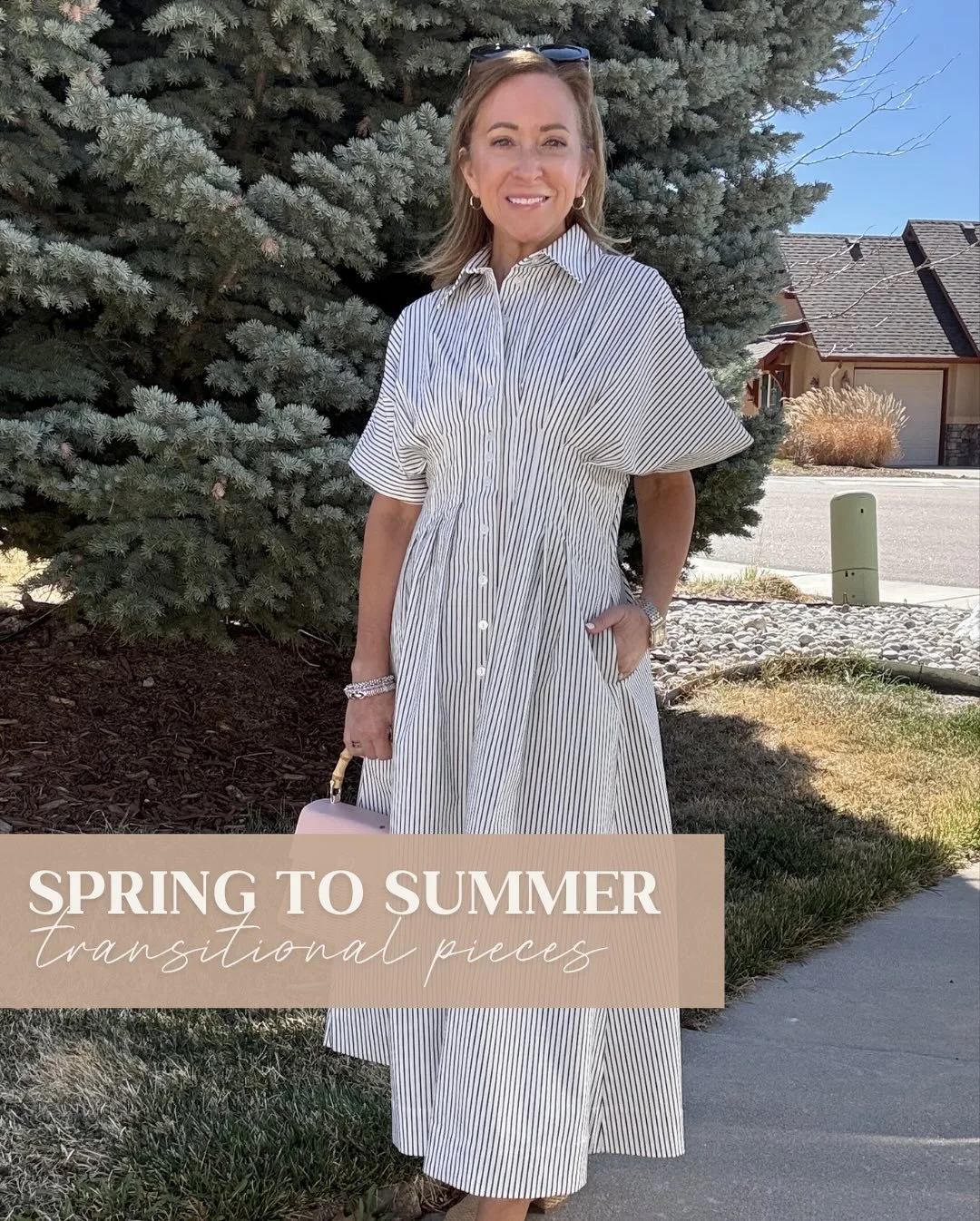 Who doesn&rsquo;t love a look that can work for spring and summer? Here are some of my favorite pieces that are perfect for both seasons!

Lightweight linen pants, chic staple dresses, light wash jeans

spring outfit ideas, summer finds, versatile sp