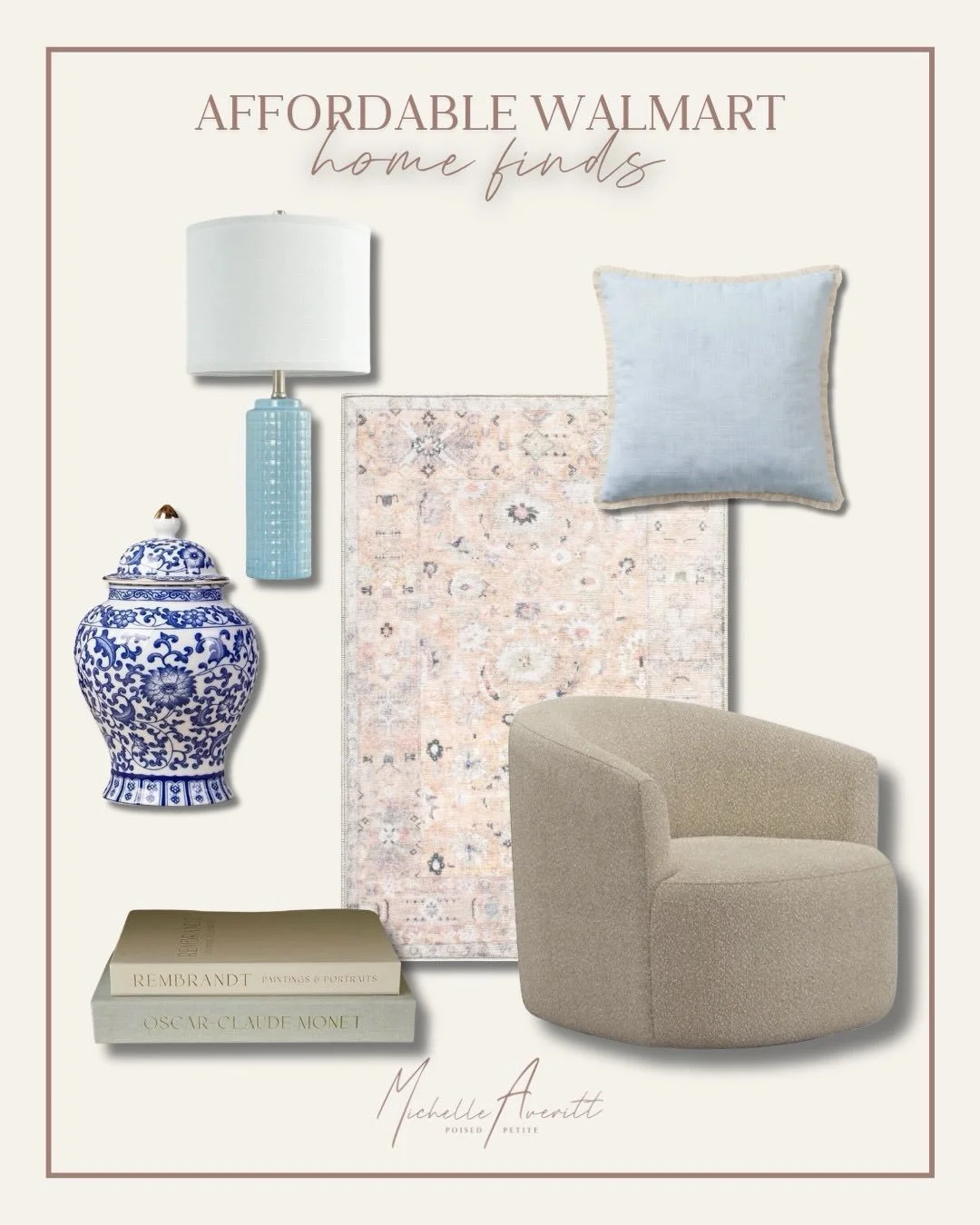 Looking for a home refresh that won&rsquo;t cost a fortune? These are some of my favorite affordable finds from Walmart.

Spring florals that brighten up your space pair perfectly with chic neutral furniture and decor!

Floral decor, neutral furnitur