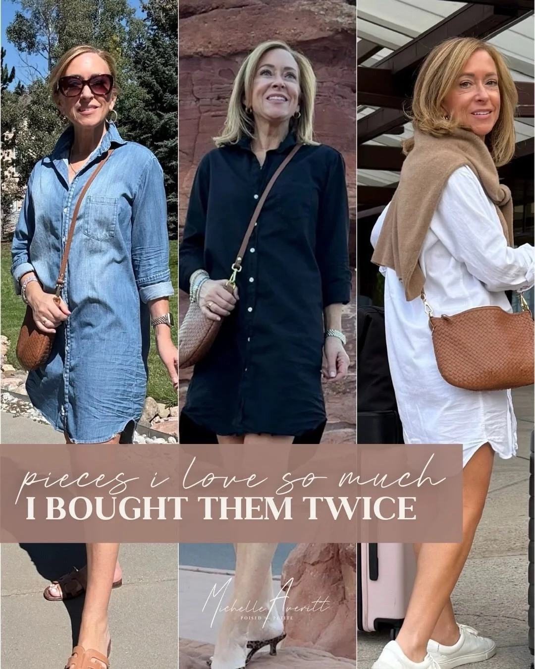 Everyone needs closet staples that you reach for again and again. These are my favorite pieces that I loved so much I bought them in another color!

These peices effortlessly make a chic everyday look! They&rsquo;re comfortable, stylish and an immedi