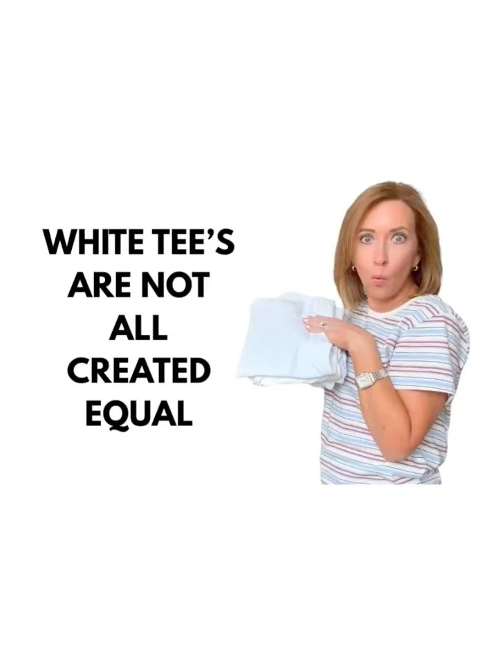 White T-shirts are not all created equal. There are different styles that go with different outfits. I&rsquo;d love to know, what is your favorite white tee?

Comment the word LINK if you&rsquo;d like me to send you the link to shop the ones I shared