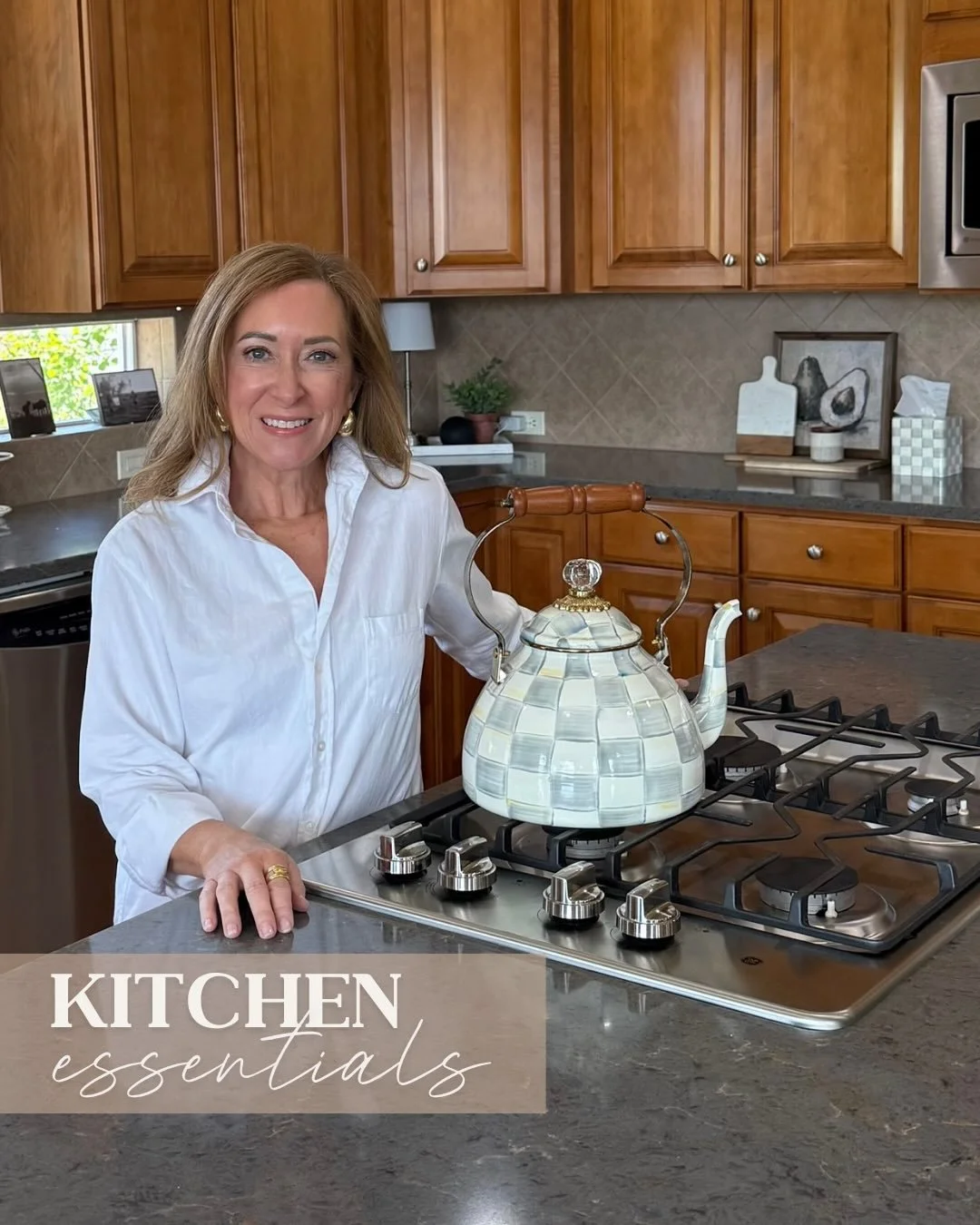 Even the everyday pieces in your kitchen can make the whole space feel more elevated and pulled together.

I&rsquo;ve been gravitating toward little details like a decorative spoon rest and a classic teapot that add charm to everyday routines. A teal