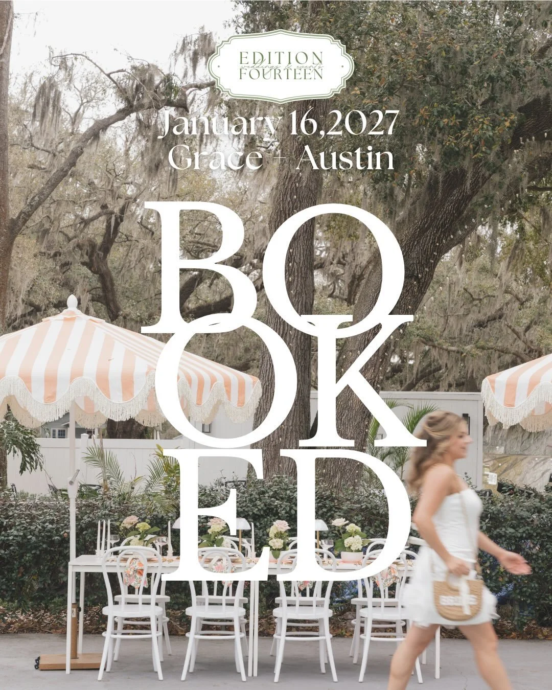 It&rsquo;s official! 🍒
Grace + Austin are getting married January 16,2027 at the beautiful @ulianaestate&amp; it just feels right! 💌🤍👰🏻&zwj;♀️

I cannot wait to help bring their luxe garden party to life!! 

#2027bride #weddingplanner #2027weddi