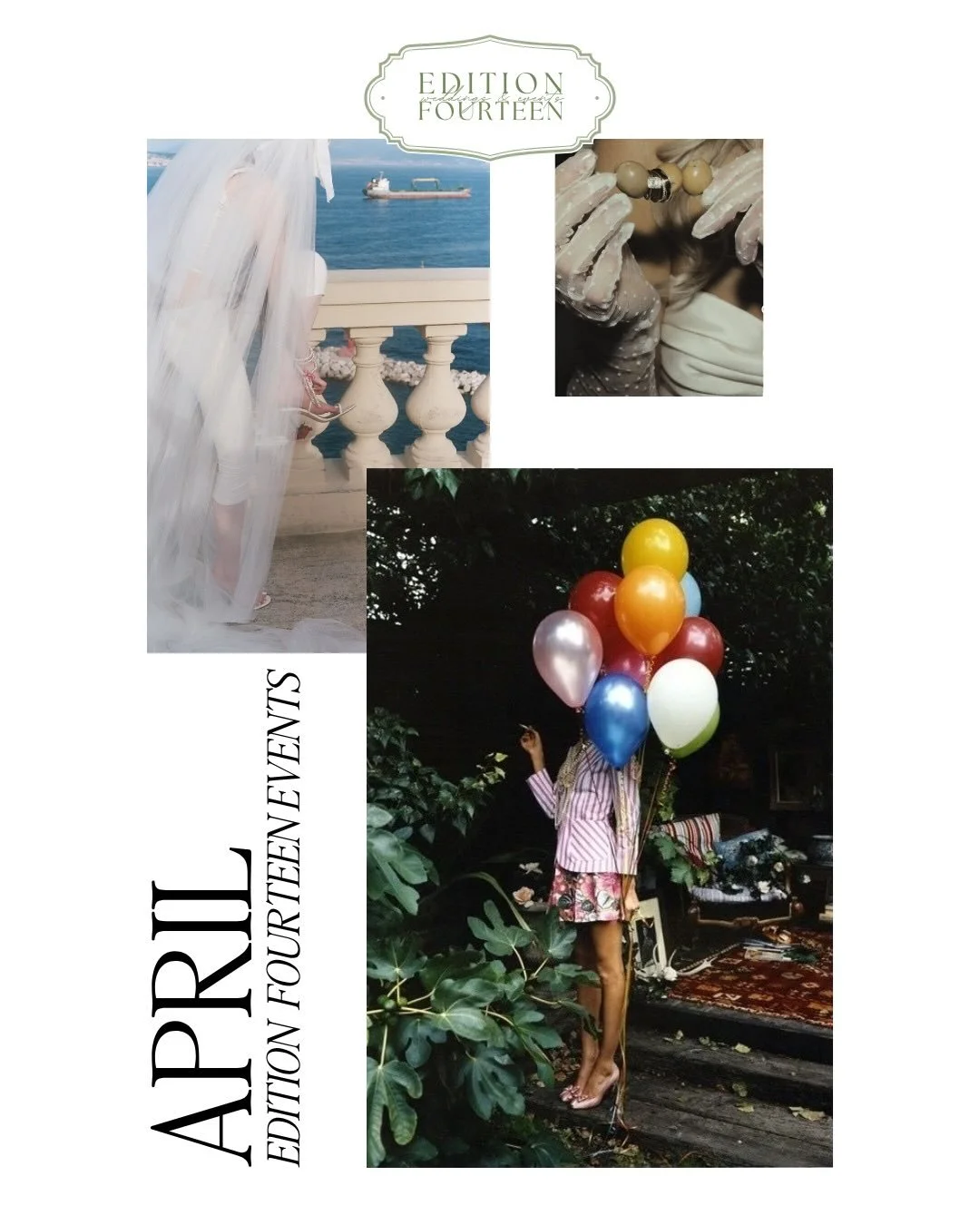 April is about to be a full one✨

Five events. Five completely different visions.

Each one designed around ~ the people~ at the center of it, not a template.

Here&rsquo;s a first look at what&rsquo;s coming.