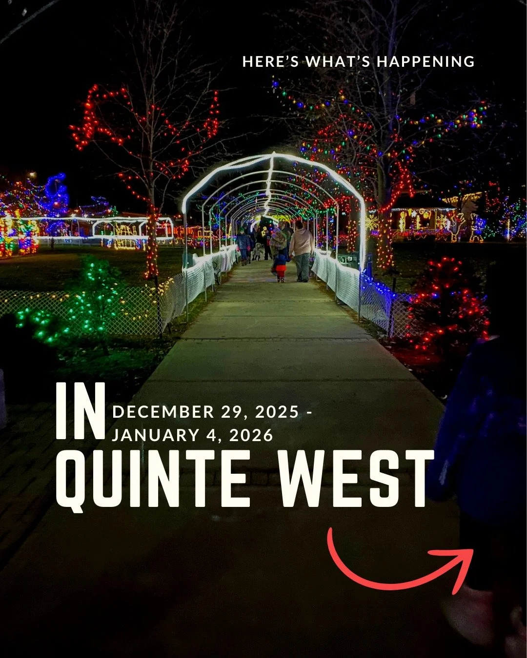 ✨ It&rsquo;s here!

Your weekly lineup of everything festive &amp; fun in Quinte West is here!

👉Swipe to plan your week, and the SHARE this with a friend!
