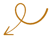 Gold-colored arrow pointing downward with a stylized curly line.