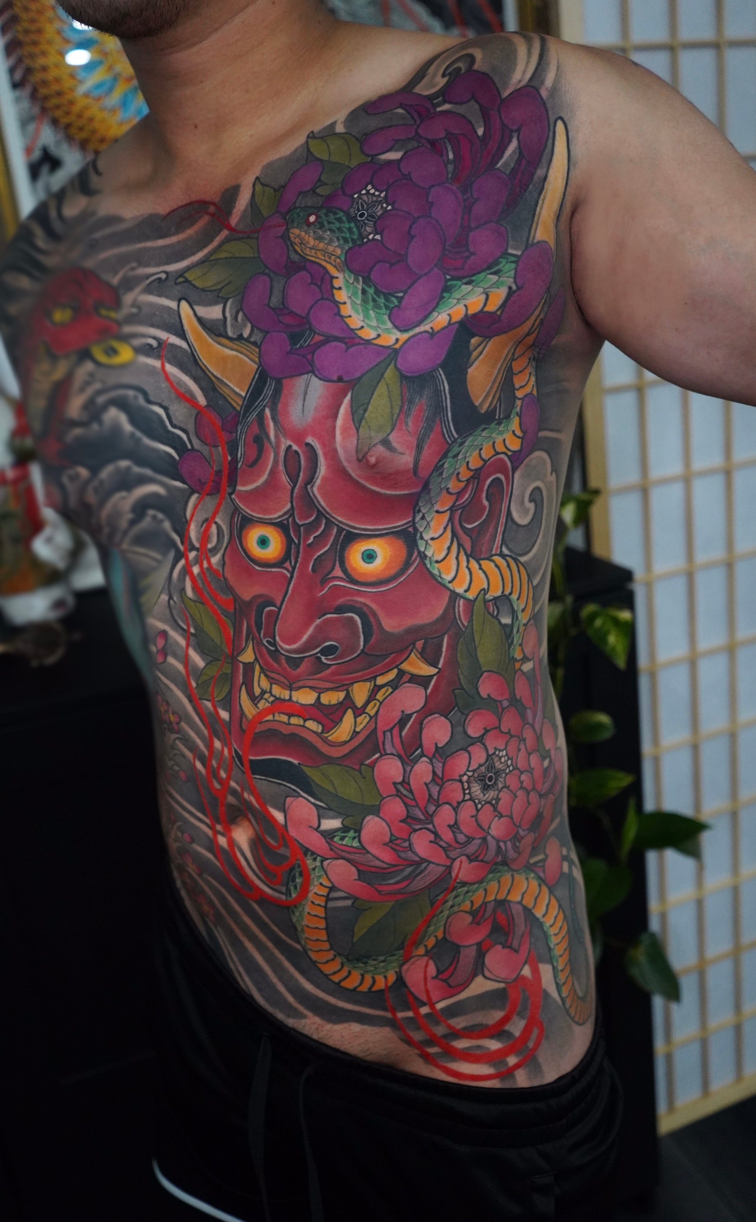 36 hannya snake chysanthemum torso tattoo.jpg