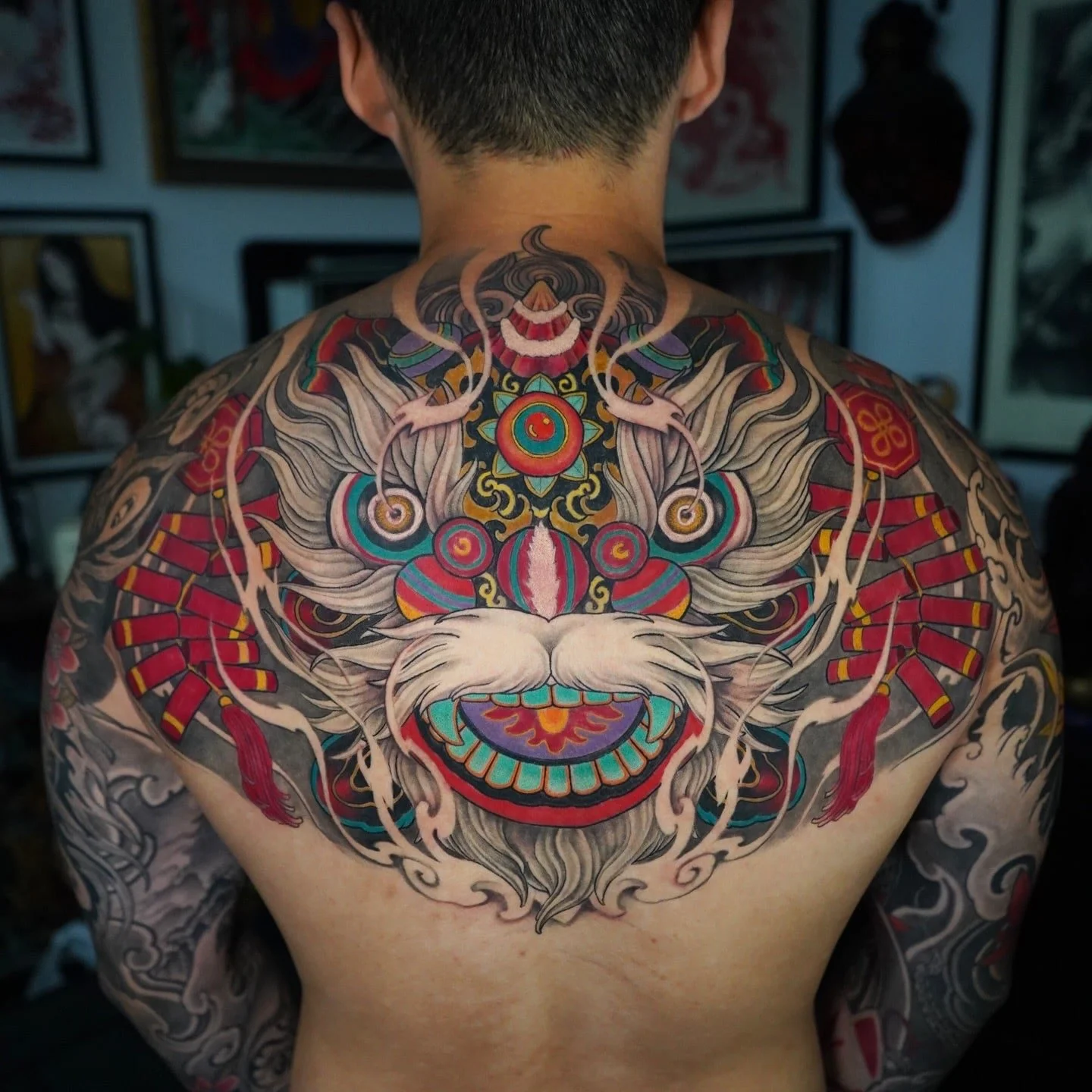 lion dancing head back piece.JPG