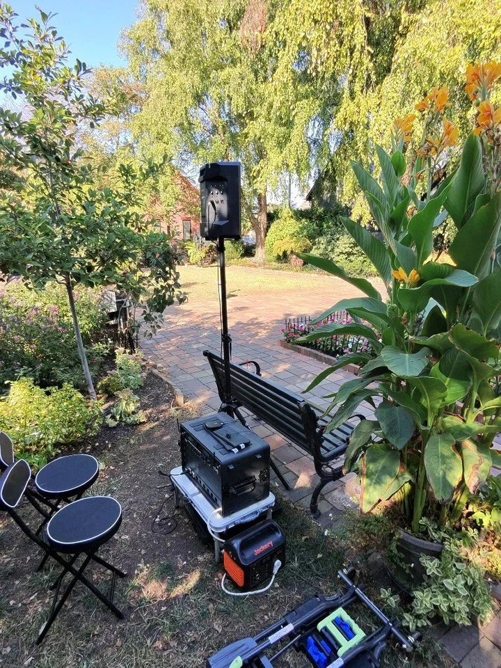 The new ceremony rig is here ✅ Fully battery powered, portable, and running the best Shure SLX microphones for crystal-clear audio with zero dropouts.