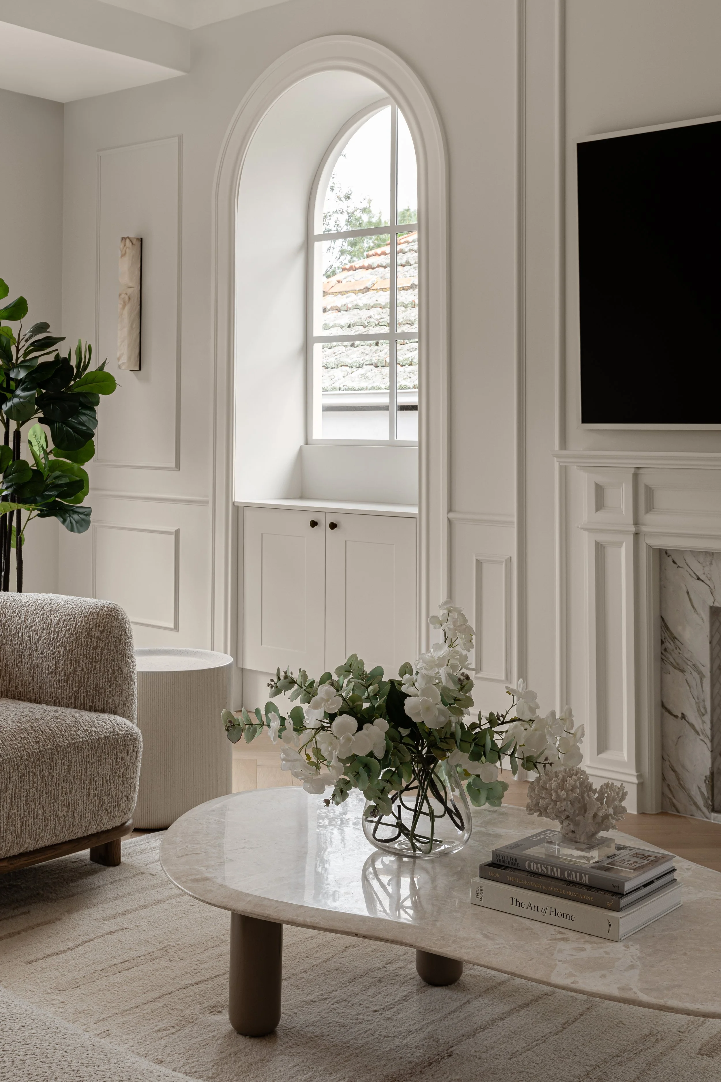 modern classic living room design