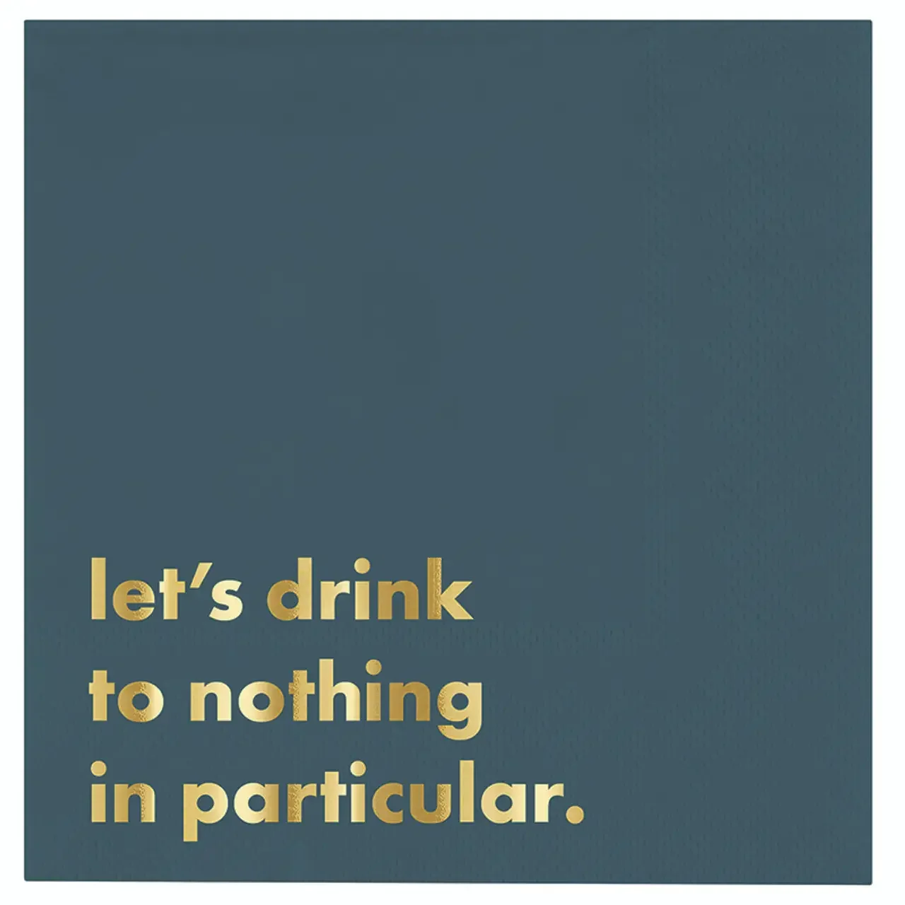 Ceramic Napkin Tray + Napkins - Let's Drink