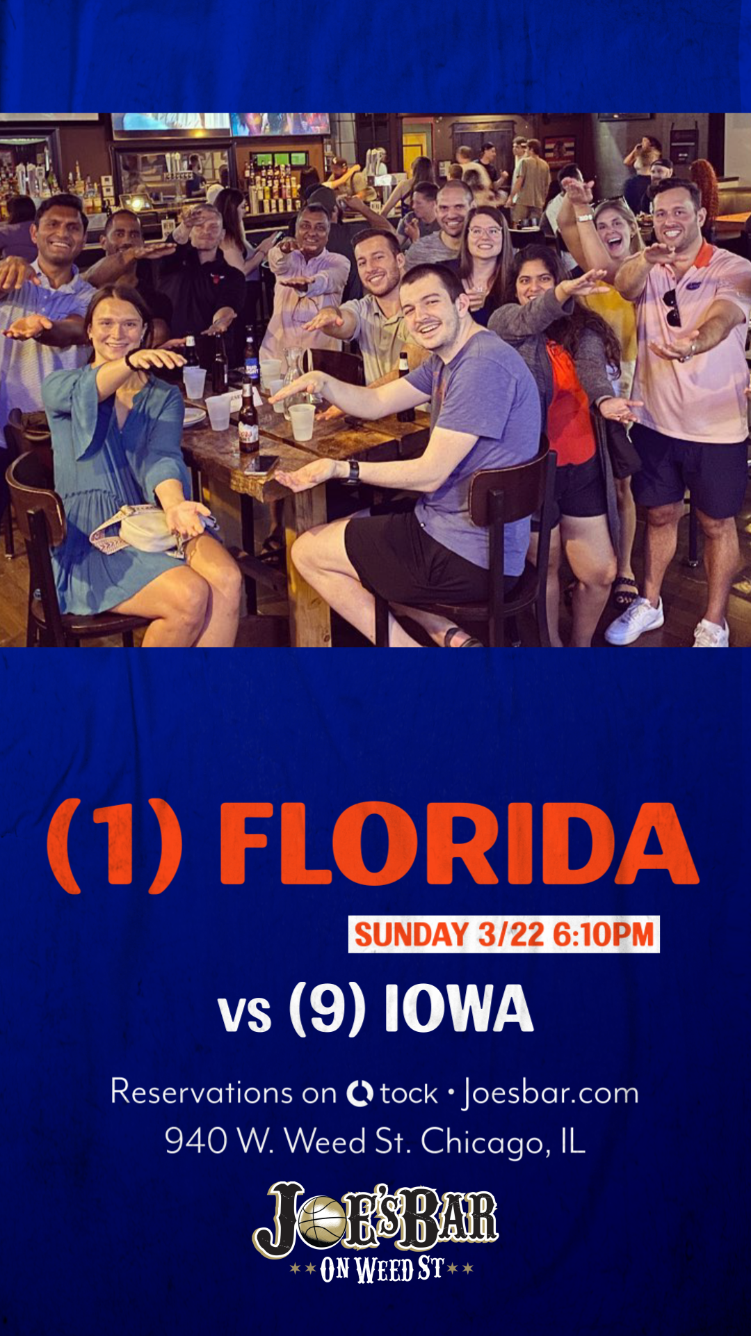 Florida vs Iowa 3/22