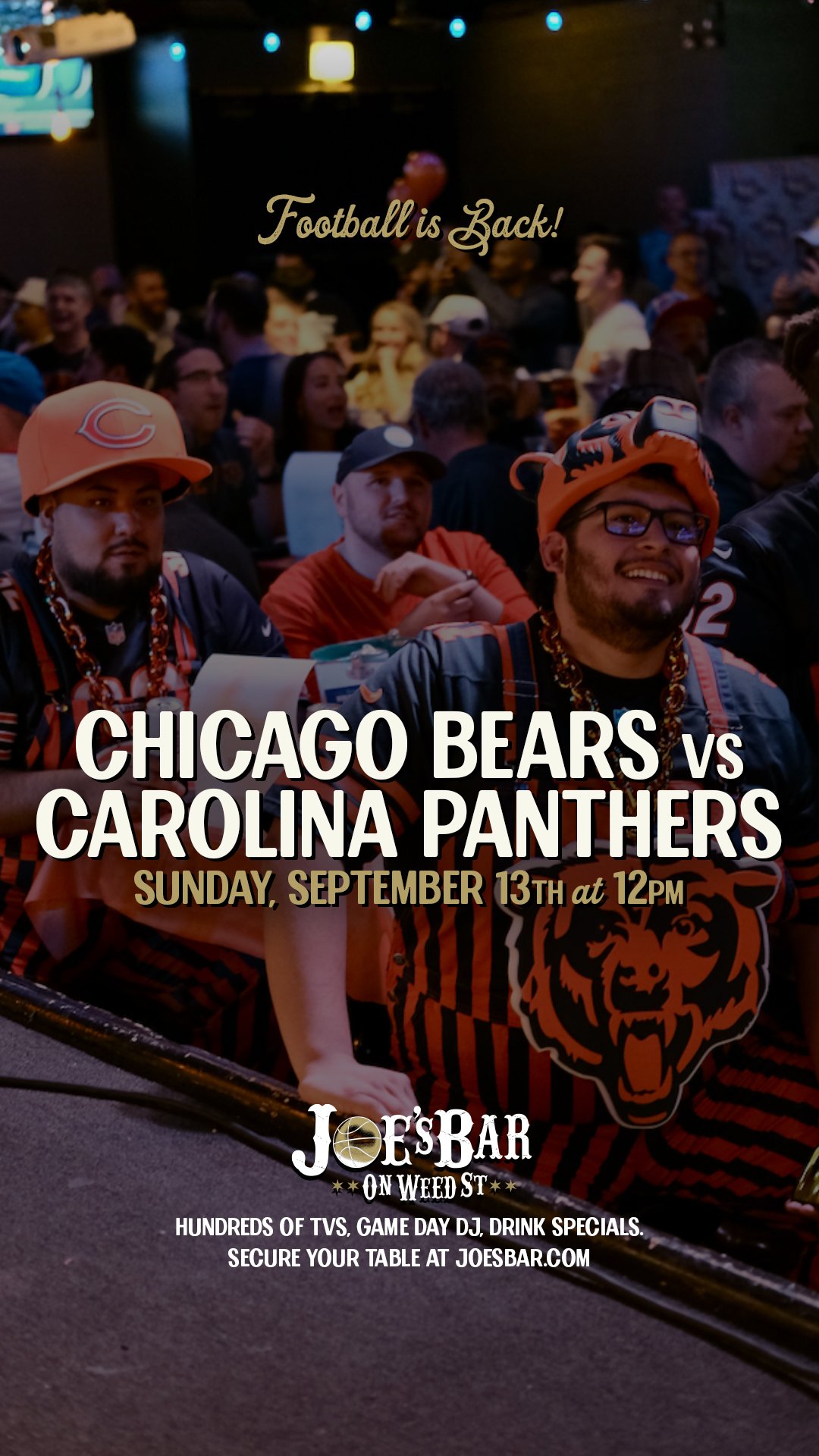 Bears vs Panthers 9/13