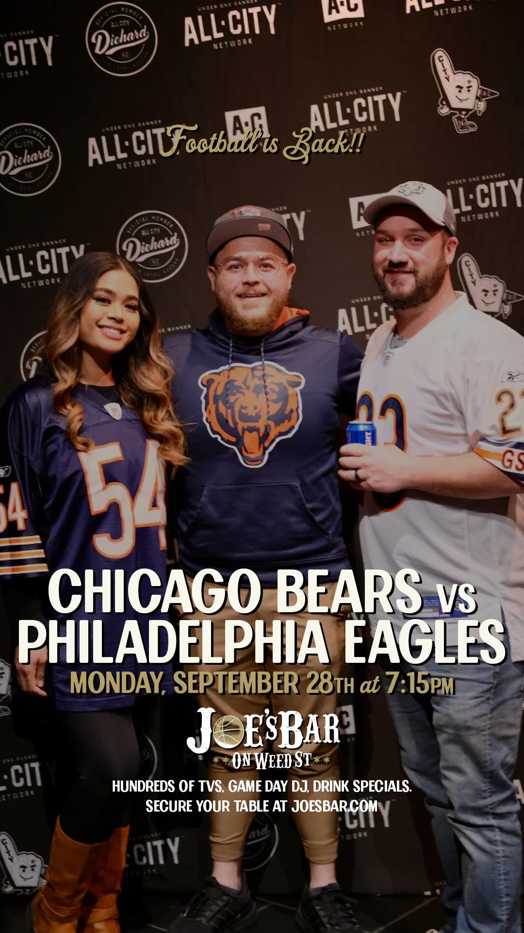 9/28 Bears Game