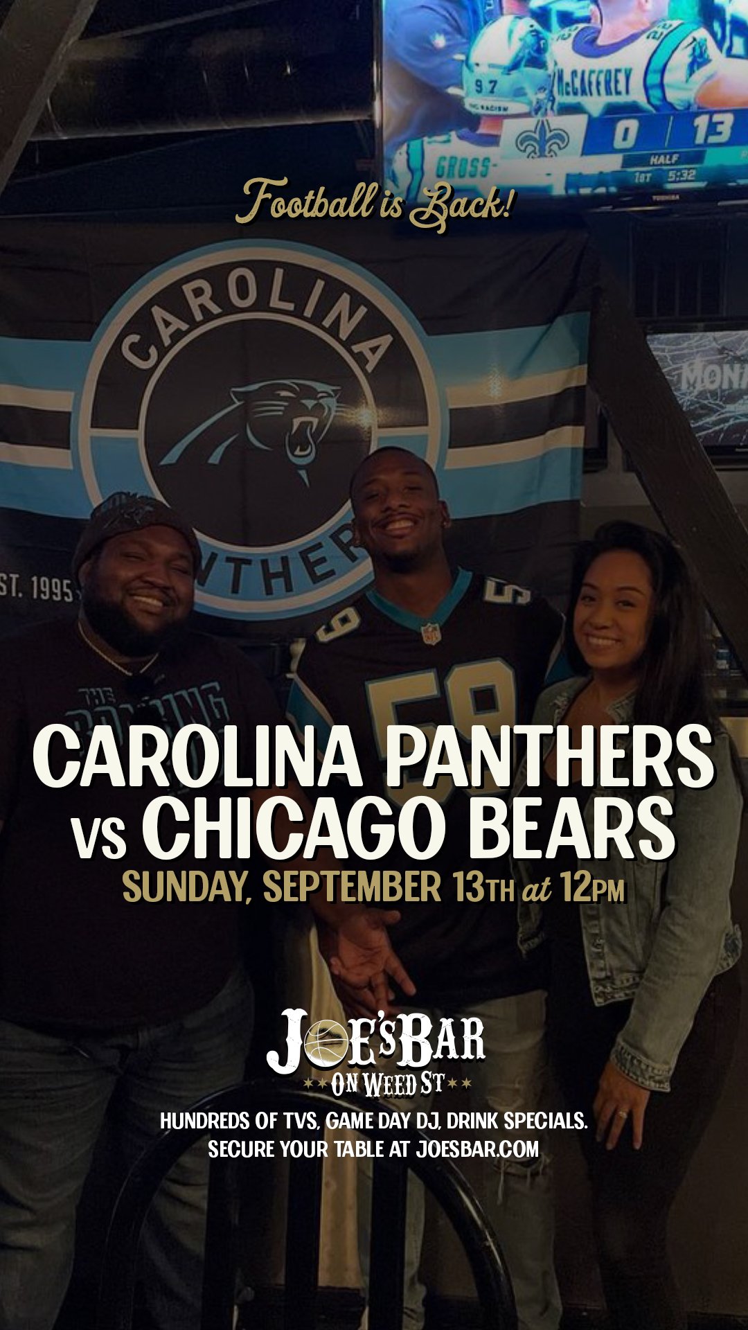 Panthers vs Bears 9/13