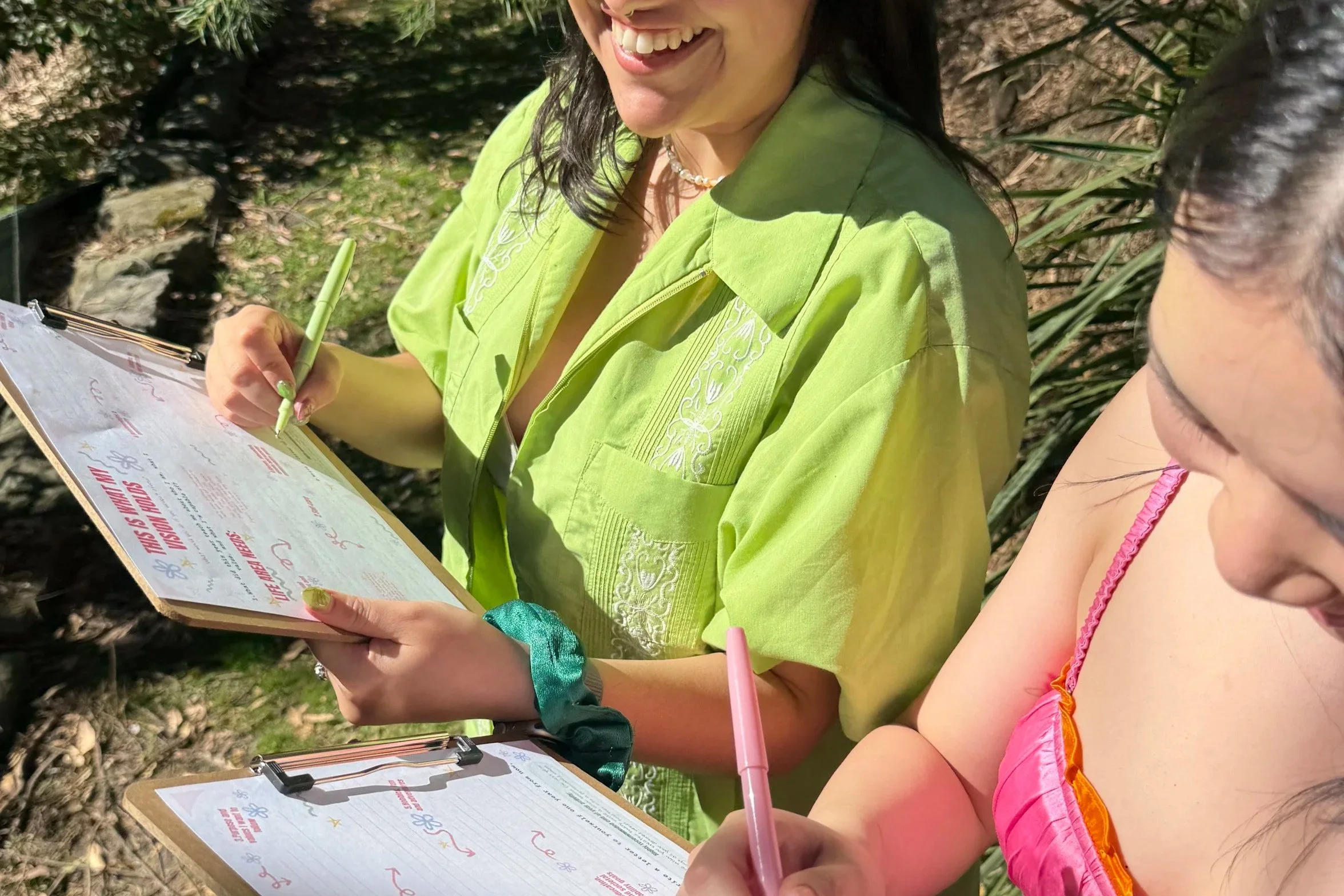 women being coached and feeling great about themselves