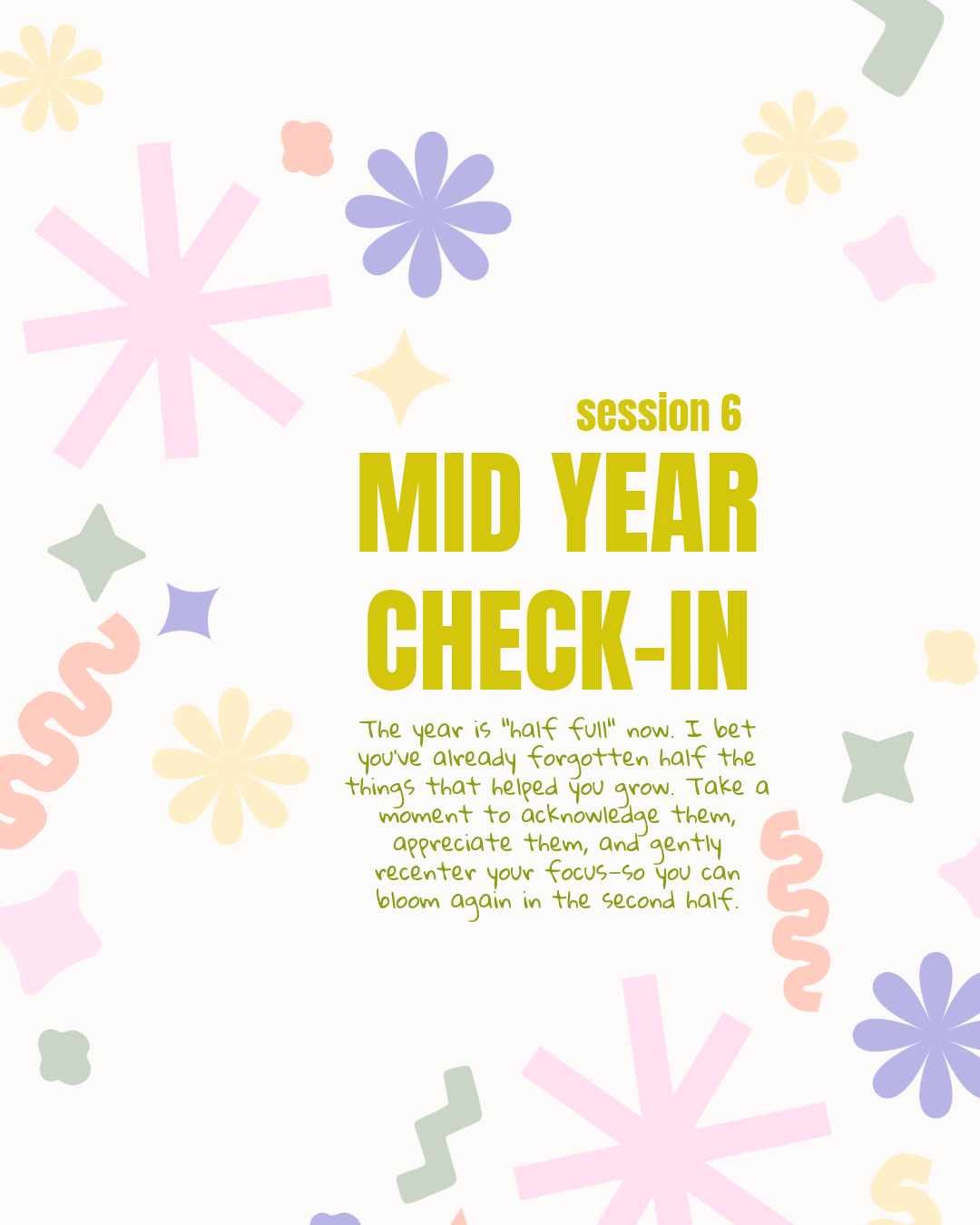 MID YEAR CHECK-IN - WORKSHEET