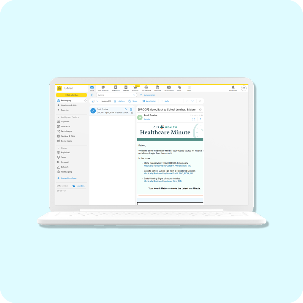 CLS Health Healthcare Minute - Newsletter (Email)