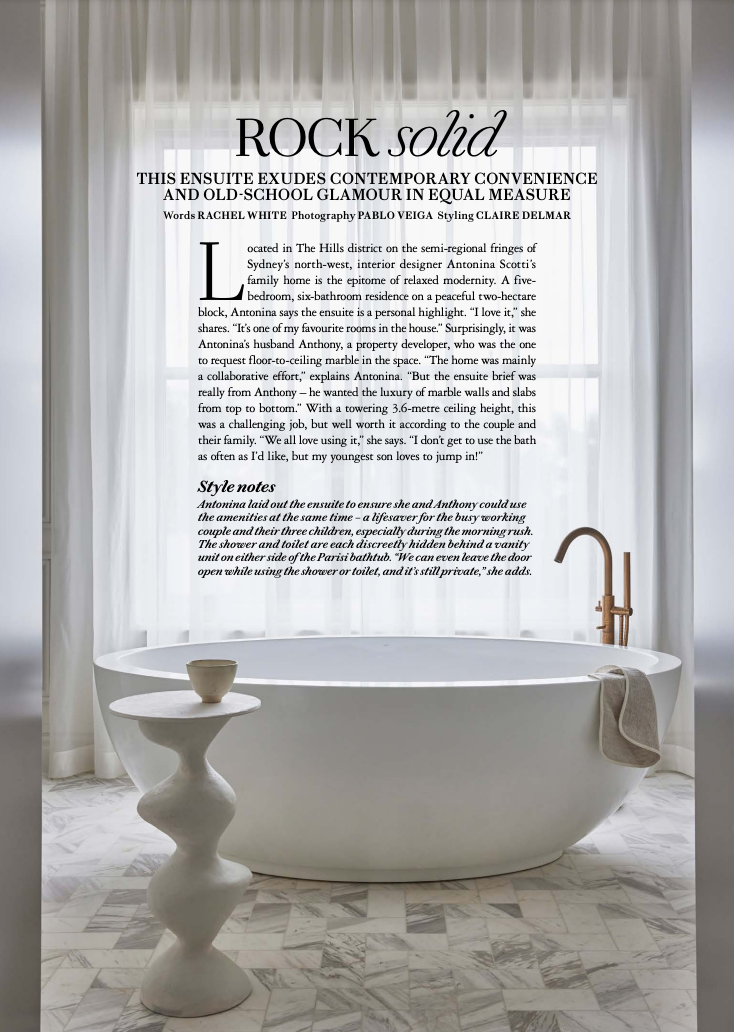 Designer Tips: Creating An EnSuite That Exudes Contemporary Convenience And Old-School Glamour 