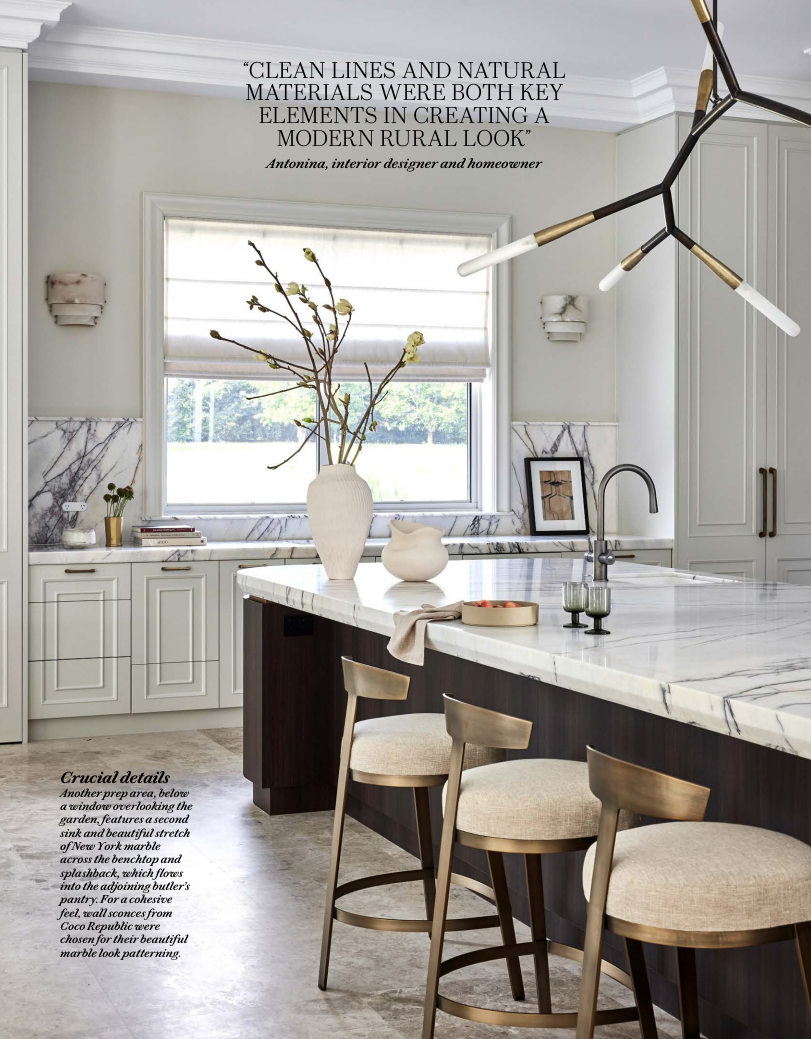 A Timeless Kitchen, Which Gives A Gentle Nod To It’s Countryside Setting In Sydney’s Hills District&nbsp;