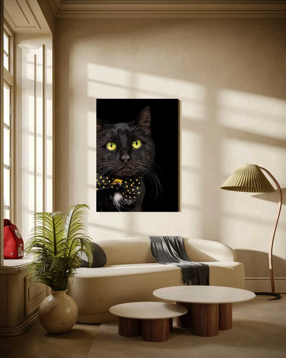Wall Art Pet Portrait - Cat or Dog