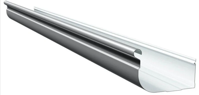 Quad Gutter 0.55 Gal / Zinc