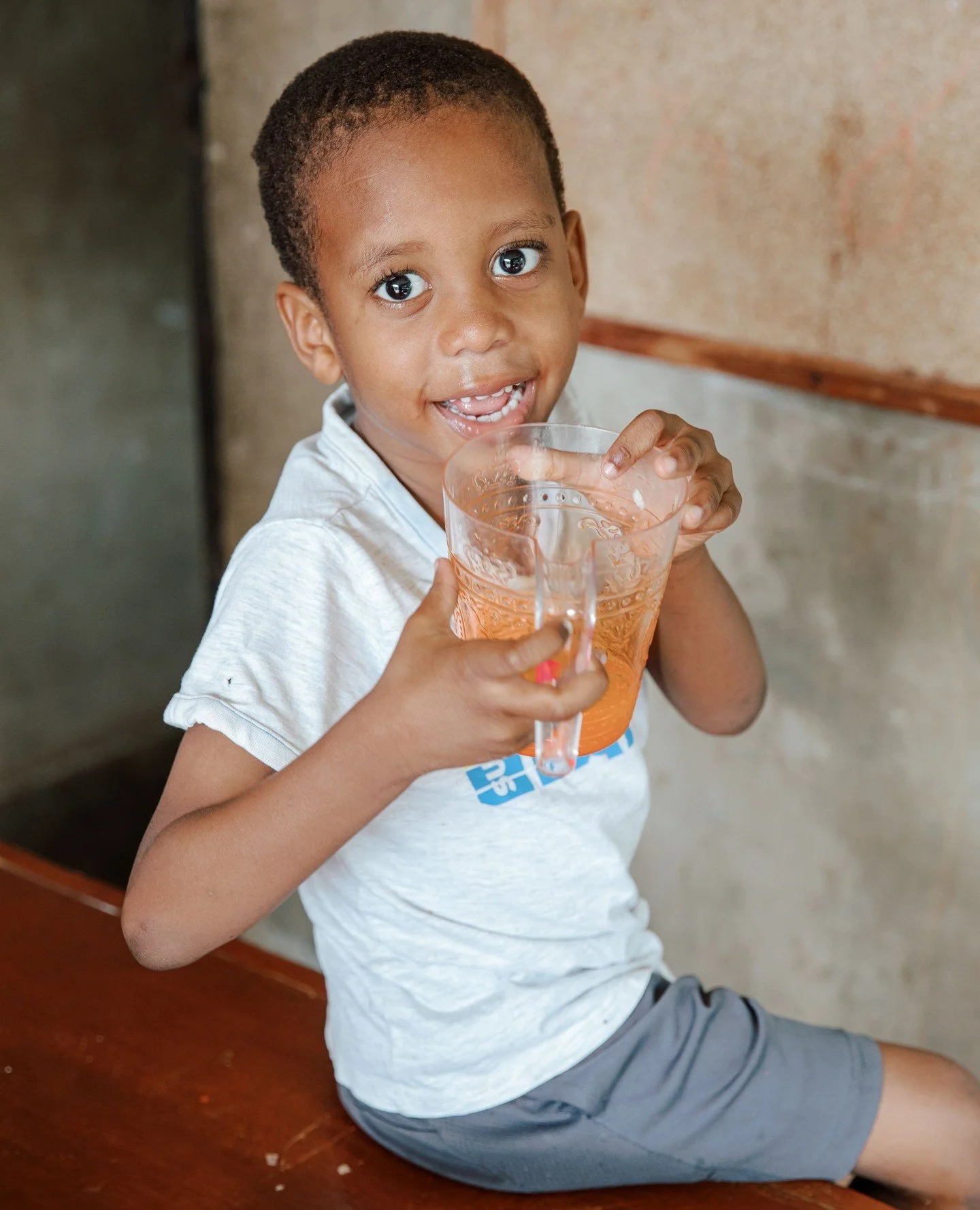 Sippin&rsquo; and smilin&rsquo;!⁠
⁠
Learn more at RiceBowls.org⁠
#FightHunger #OrphanCrisis #LetsFeedMoreKids #RiceBowlsOrg