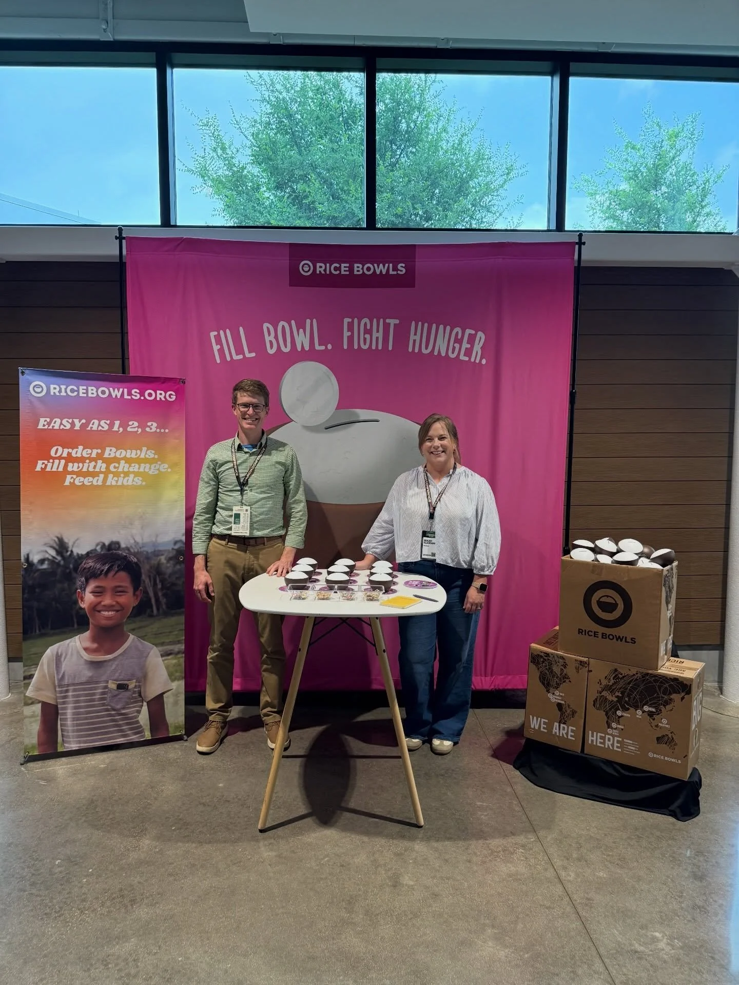 Hey Church Conference attendees! Come see us at our booth today to learn more about our FREE global missions project and take home a free Rice Bowls piggy bank.