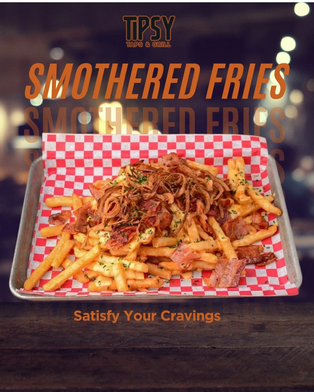 This is your sign to stop overthinking dinner.
Good food, easy vibes, and a spot that feels just right.
Satisfy your craving with our Smothered Fries.

#TempeHangout #TipsyTapsGrill #EatLocalTempe #CasualDiningAZ