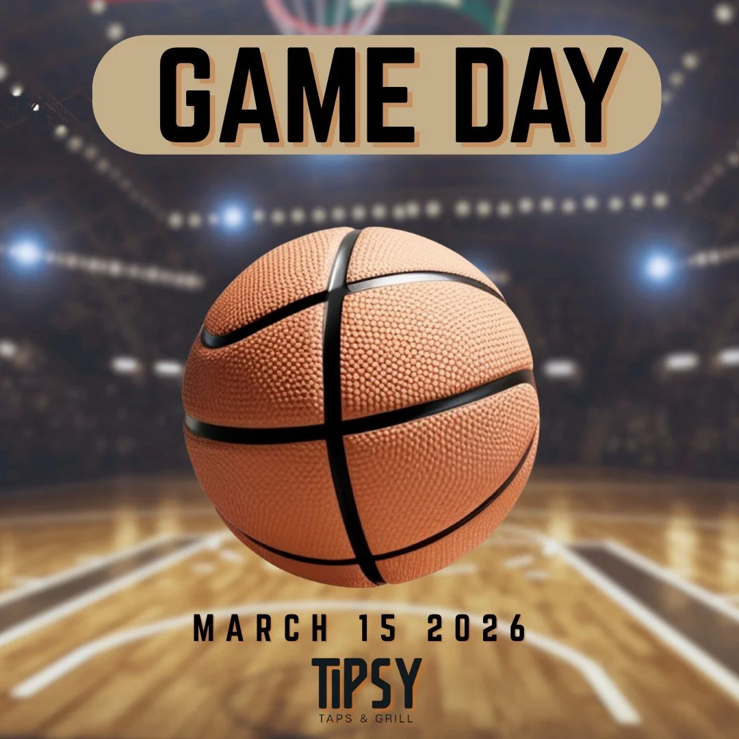 Join us at Tipsy Taps &amp; Grill on March 15 for NCAA basketball action. We&rsquo;ll have the games on all the big screens, great food and drinks flowing, and the perfect setup to watch every possession that matters. Come early, grab a seat, and mak