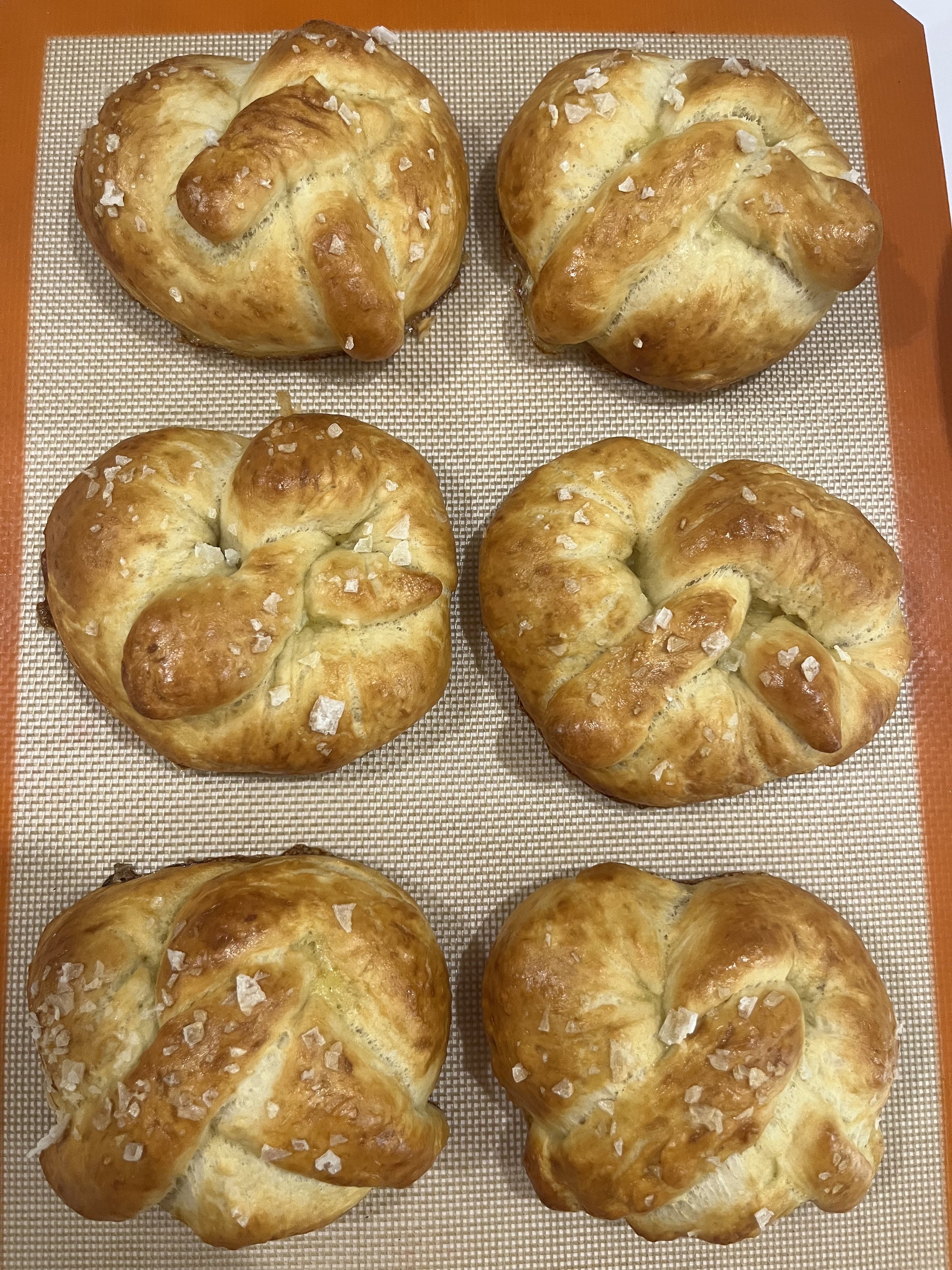 Salted Soft Pretzels