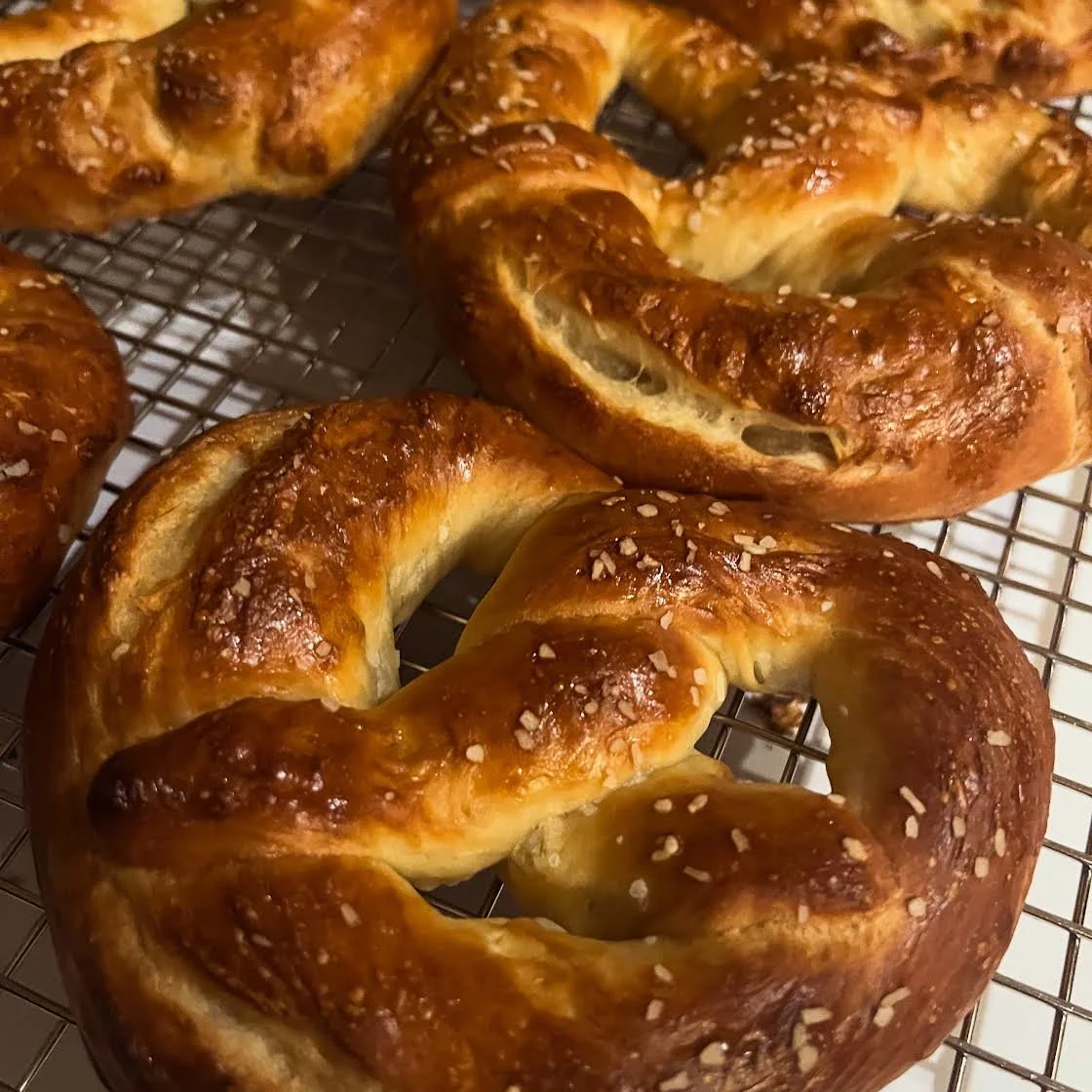 Soft Baked Pretzels