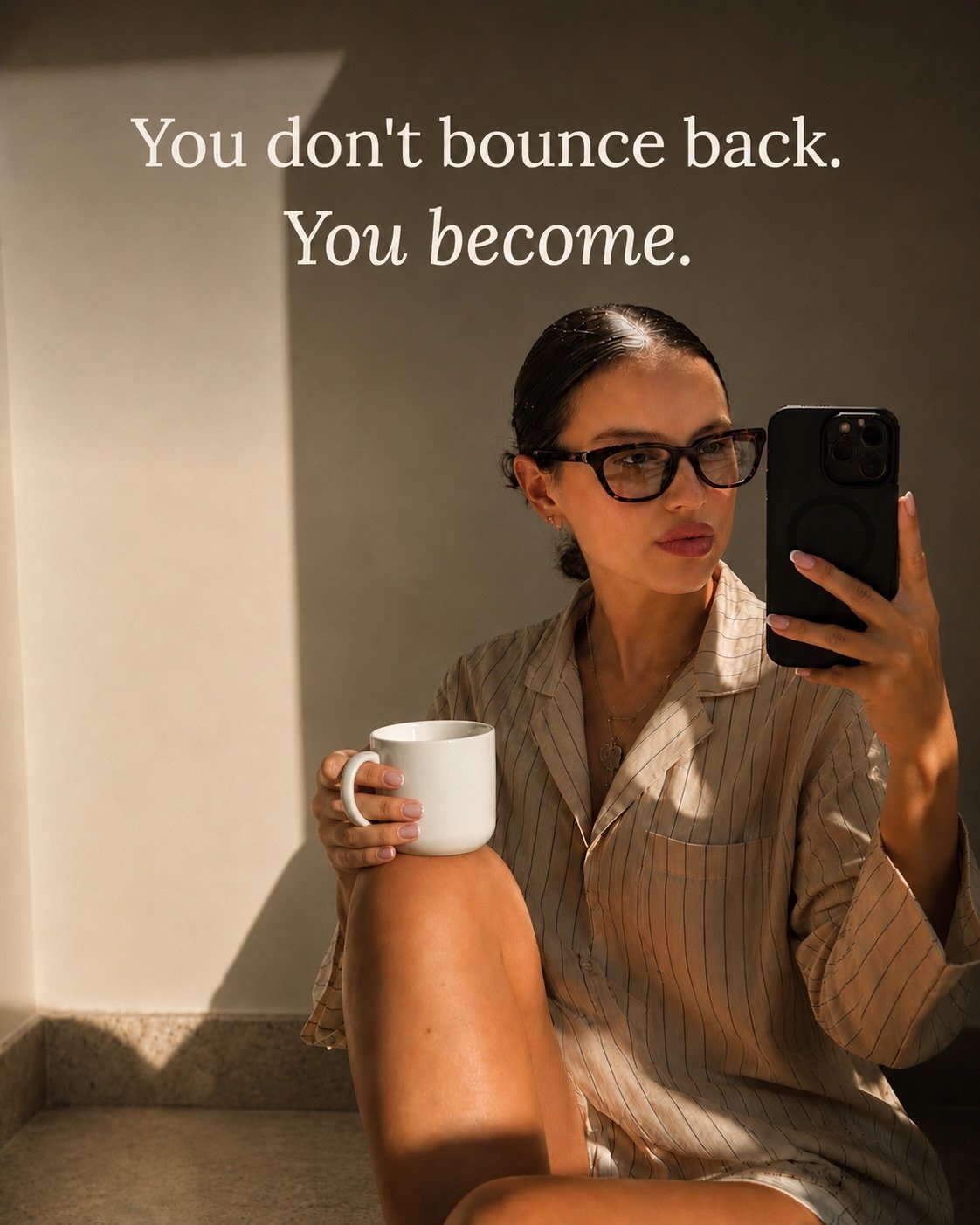 This one&rsquo;s for the women who keep being re-made.
By pregnancy. By birth. By the postnatal weeks that change everything.
By hormones rewriting you again and again. By a world that keeps telling you who you should be &mdash; while you were busy b