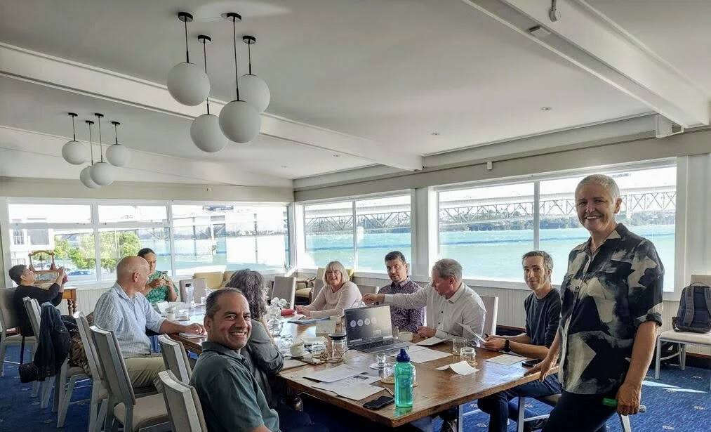 Group of people doing Amanda Fleming's professional development programme