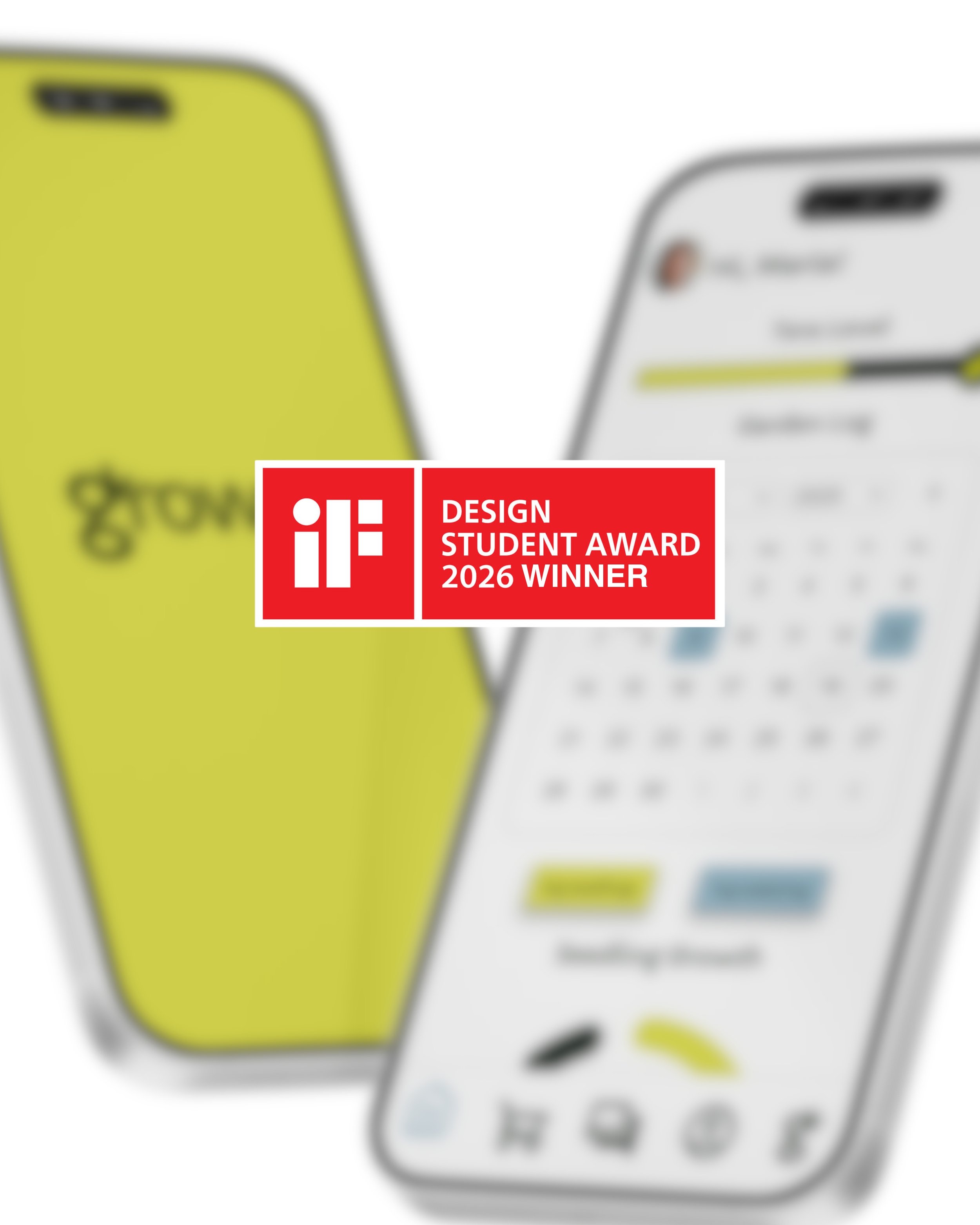 iF Design Student Award | Grow On - Mobile App UI/UX