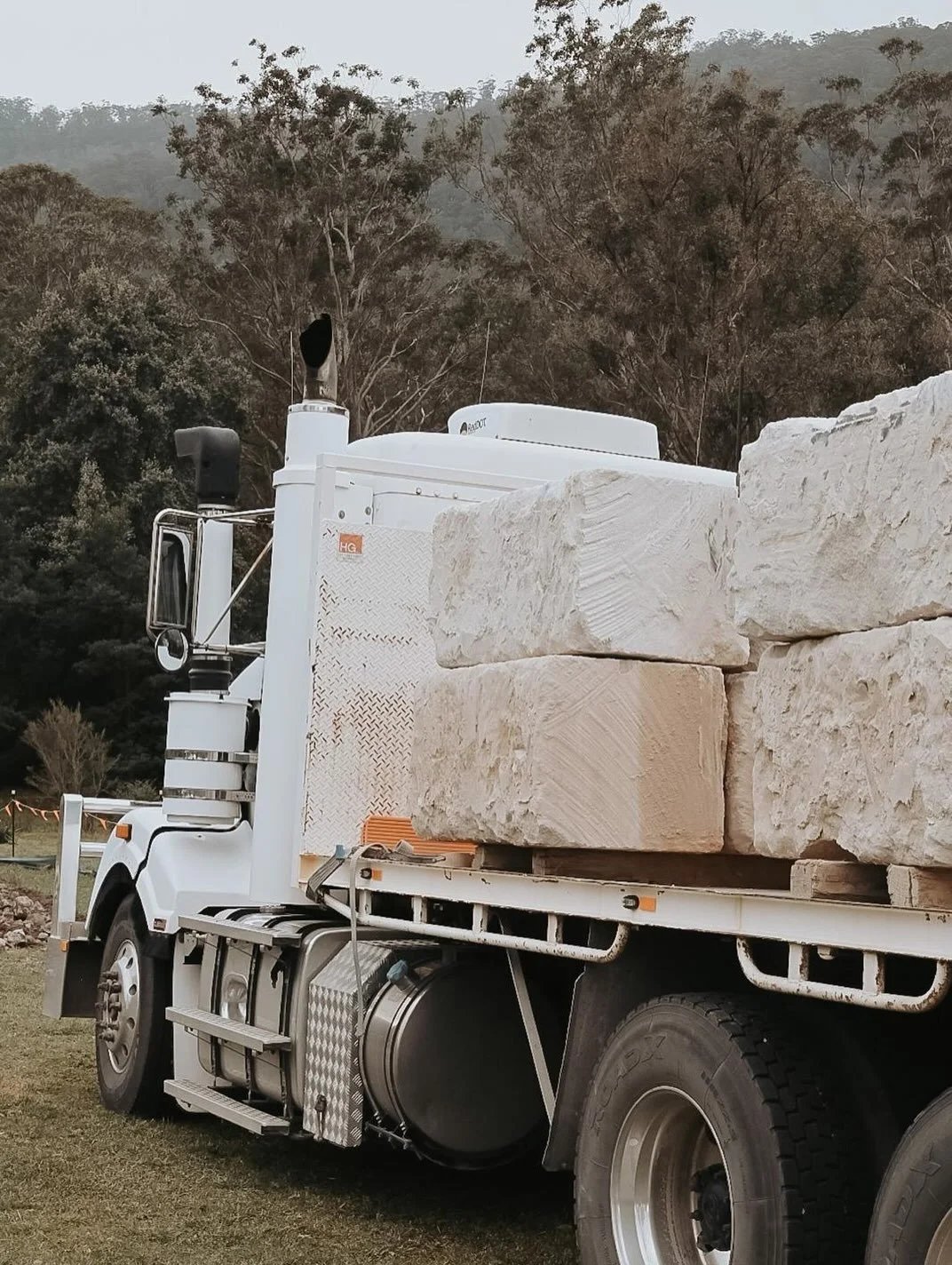 Sandstone has arrived. Now the craftsmanship begins.