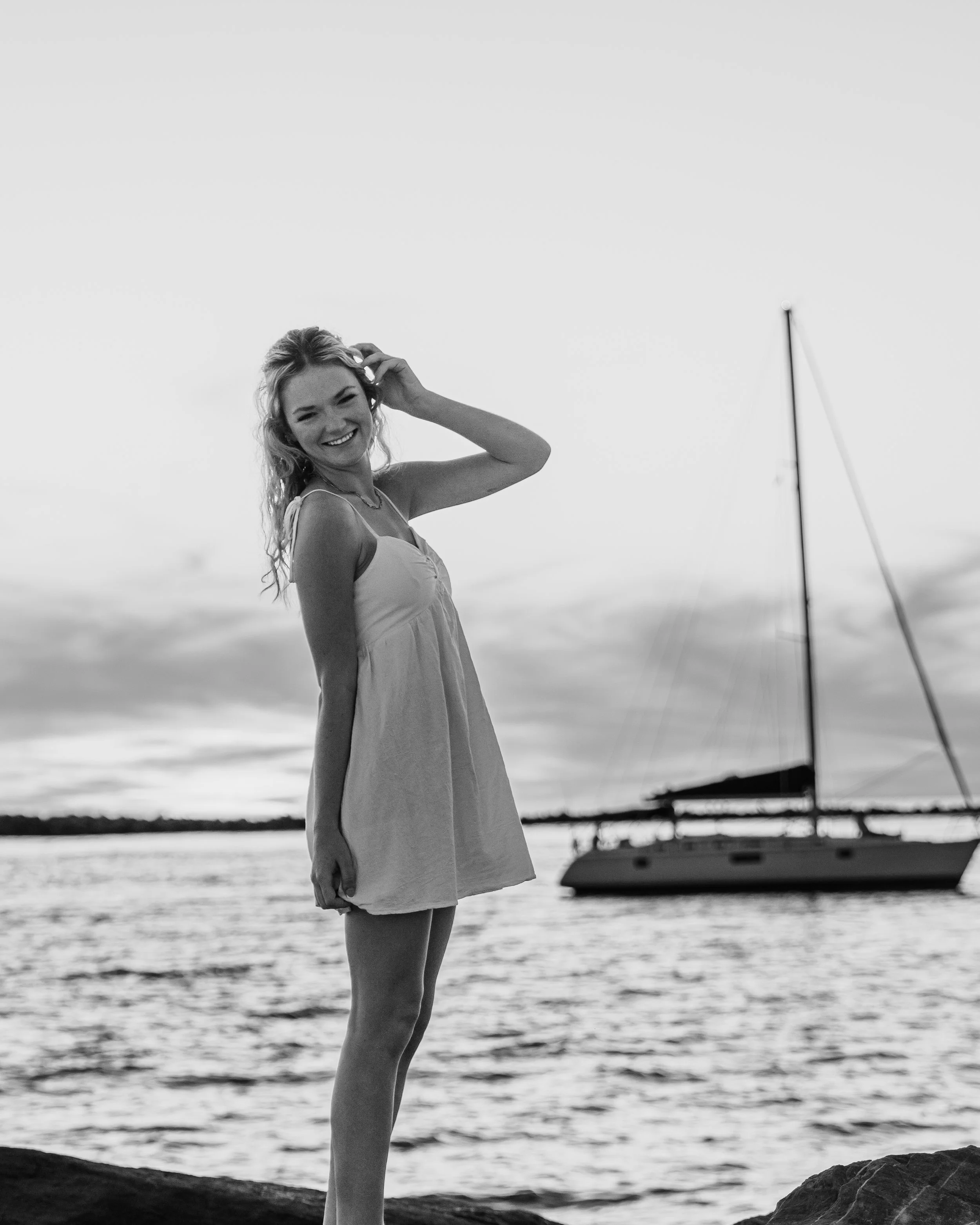 Portrait photo of a woman on the beach at sunset. Destin, Florida Photographer, 30A Photographer, Senior Photos Destin Florida, Senior Photos 30A