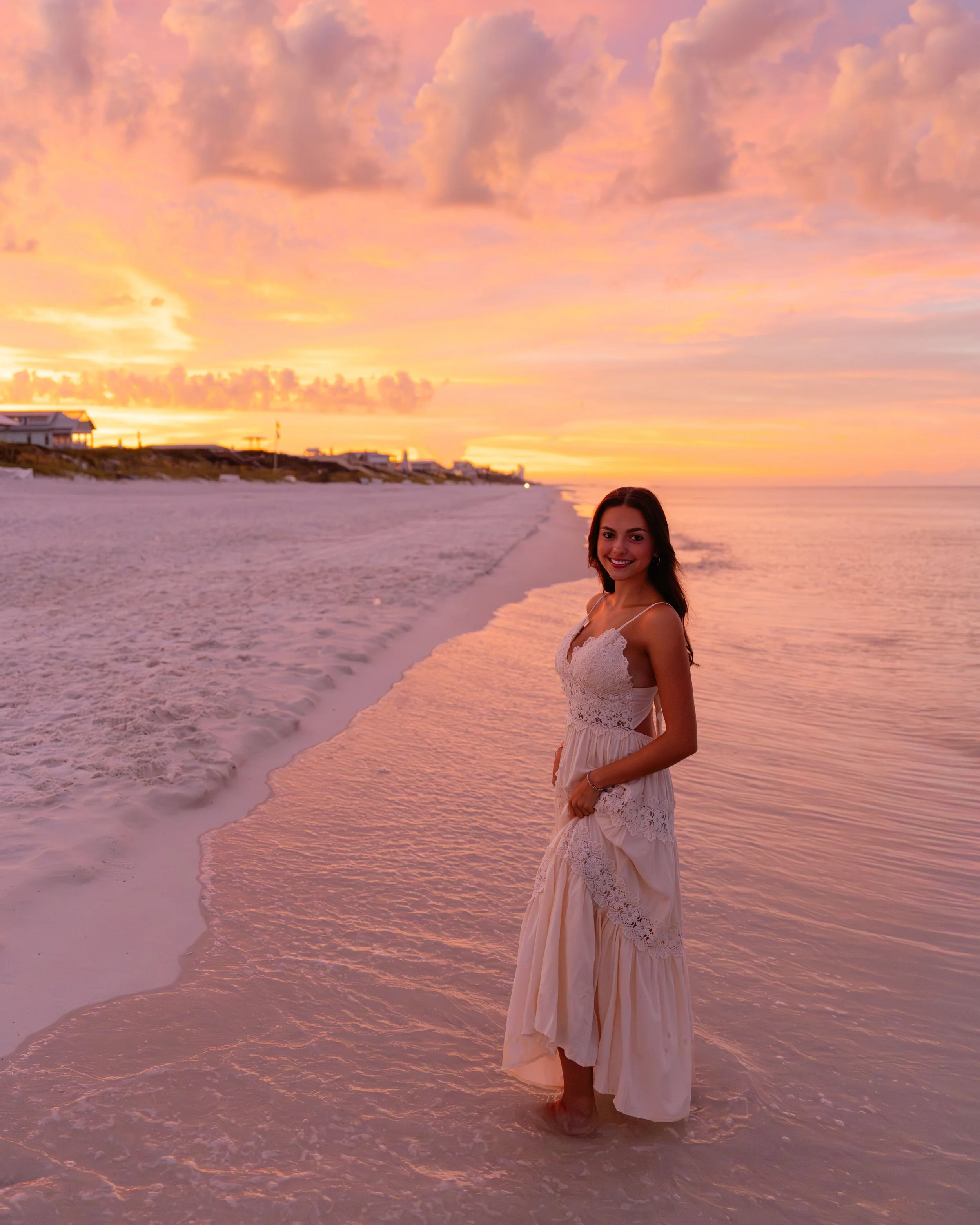 Portrait photo of sunrise in Watercolor and Seaside Florida, 30A Photographer