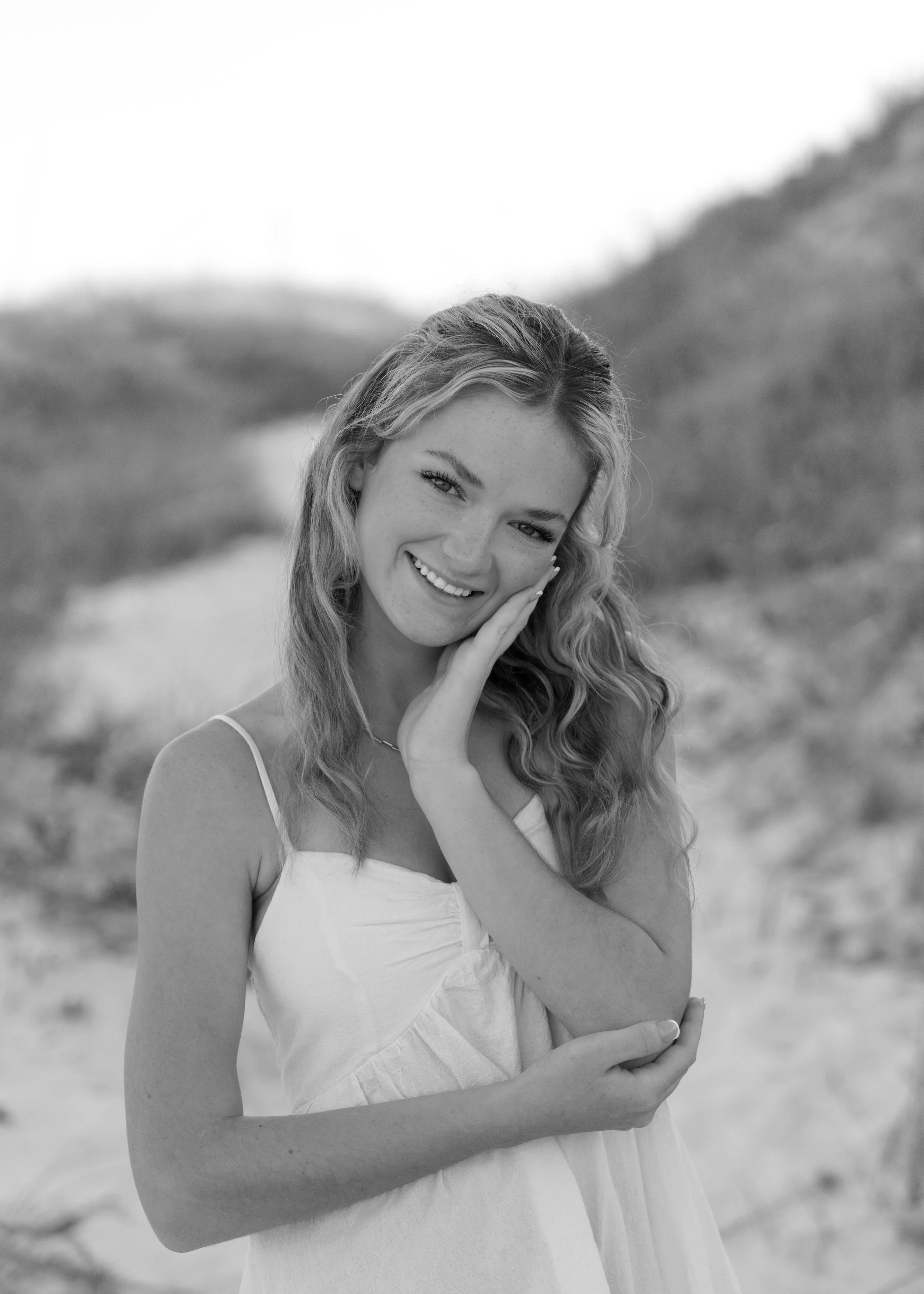 Portrait photo of a woman on the beach at sunset. Destin, Florida Photographer, 30A Photographer, Senior Photos Destin Florida, Senior Photos 30A