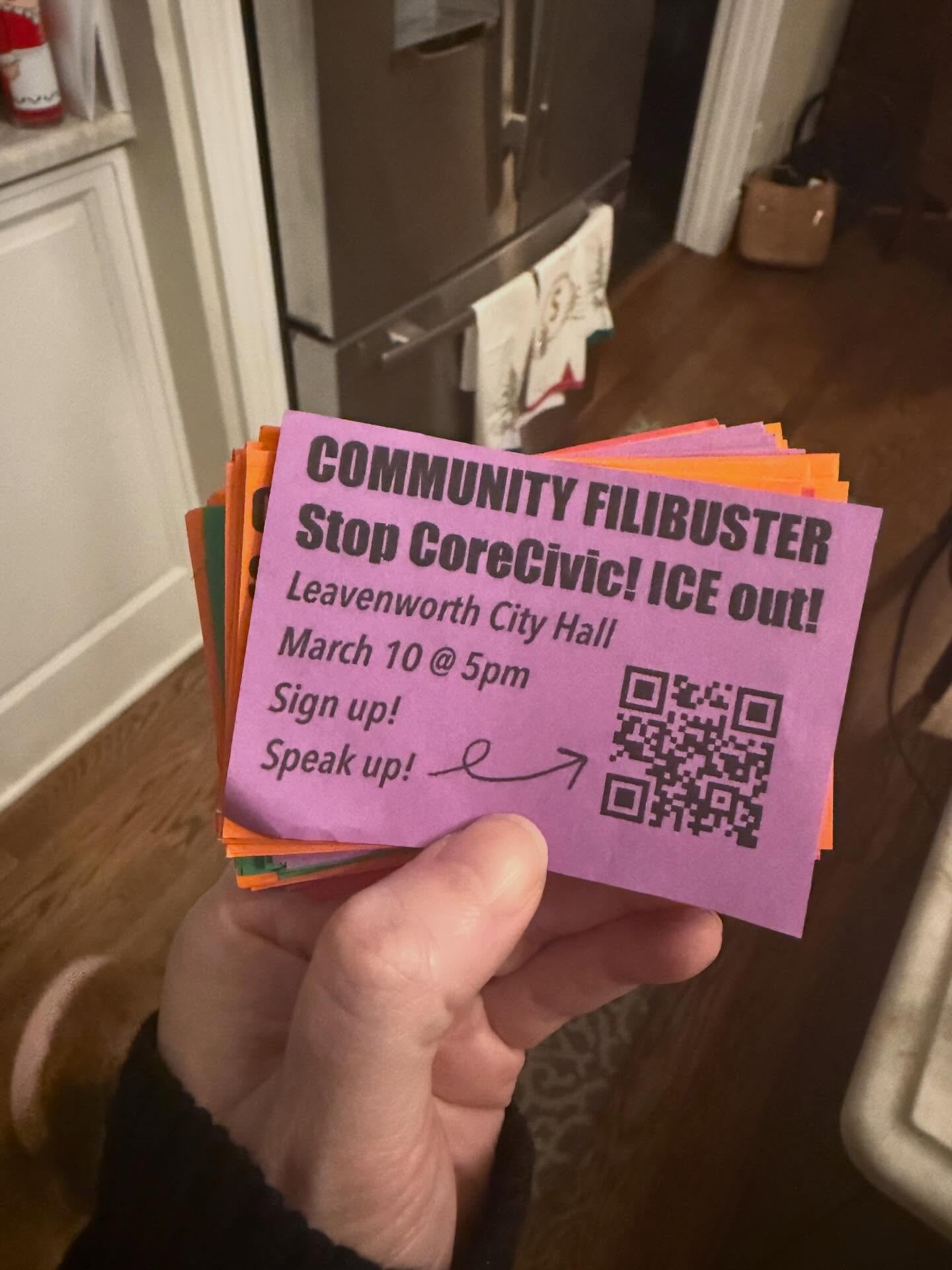 ATTENTION KANSAS CITY! We need to amplify this as much as possible to keep an ICE facility the fck out of Kansas.

I&rsquo;ll be going around and dropping these off at local small businesses who would be willing to set them out. Please tag anyone you