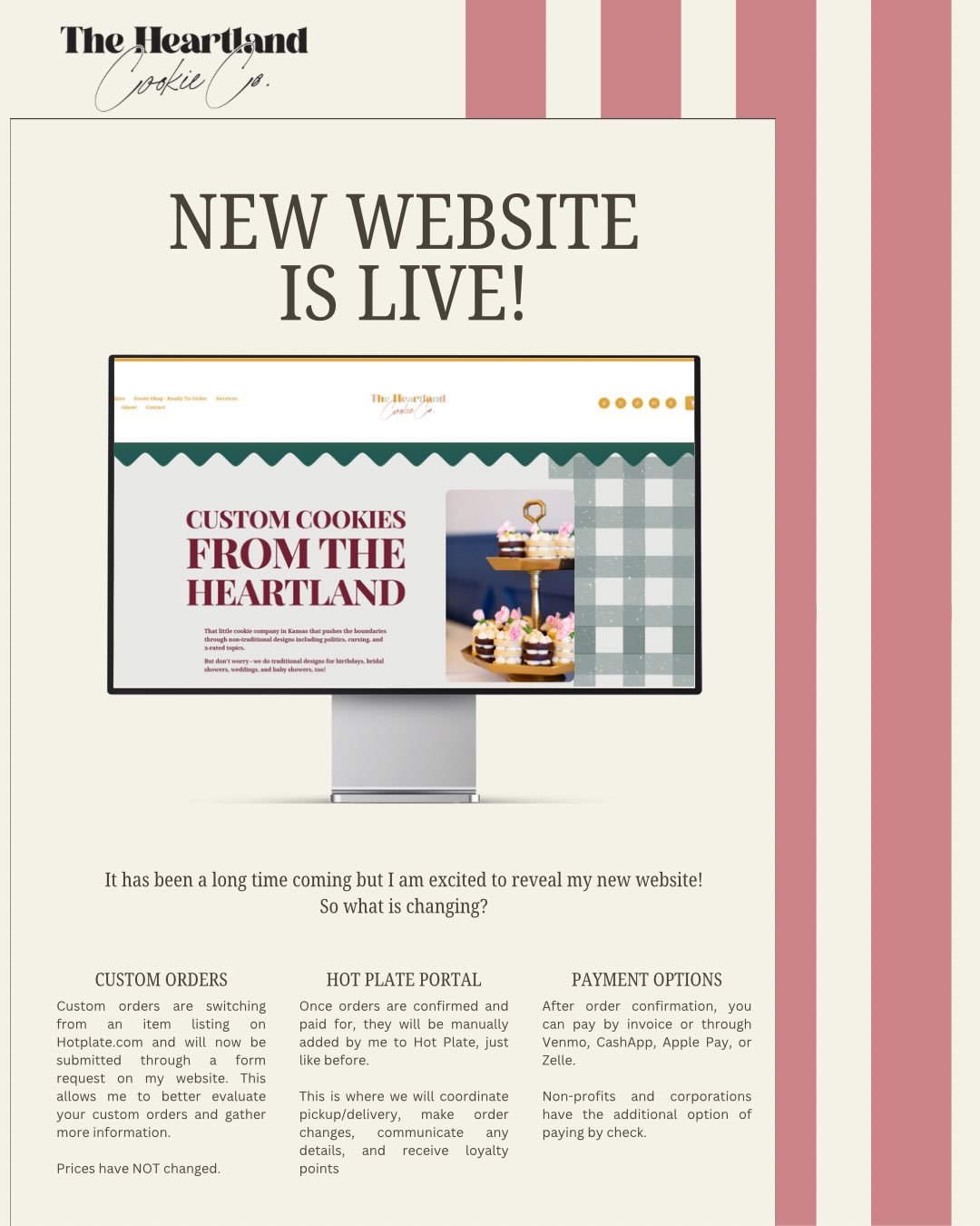 New Website Alert ‼️🚨 

I notified my customer list of my new website and thought I should throw it on the feed, as well! My ADHD turned what should have taken a few weeks to 6 months but hey - I finally completed it and I&rsquo;m calling that a win