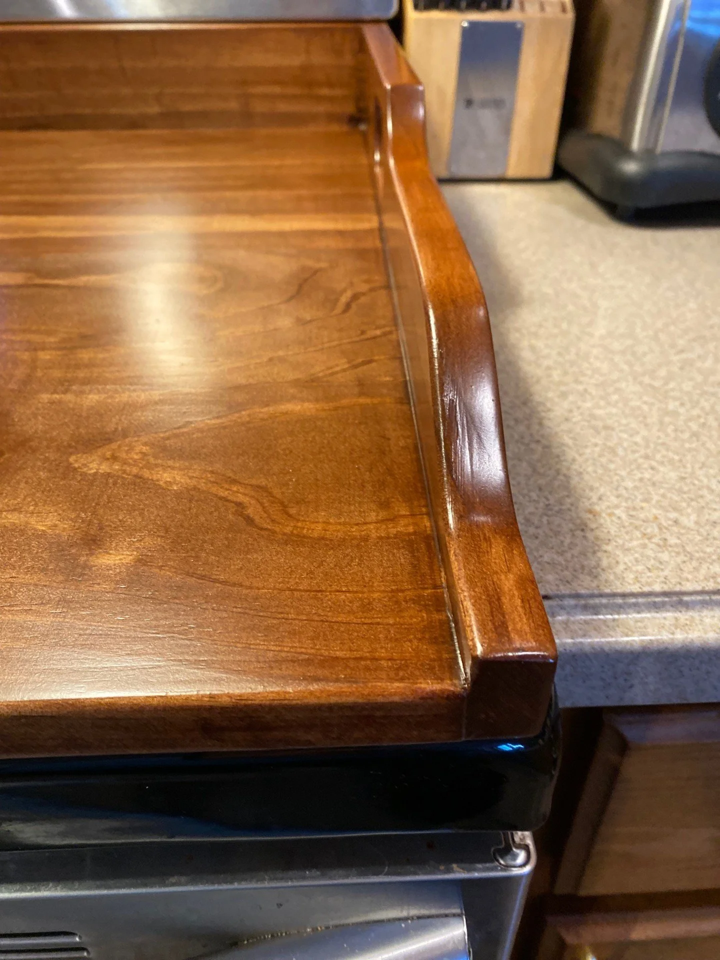 Noodle board Stove Cover English Chestnut 3.jfif