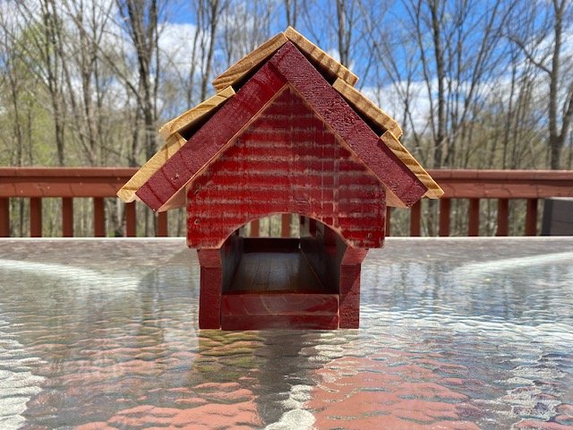 Covered Bridge Bird Feeder front.jpg