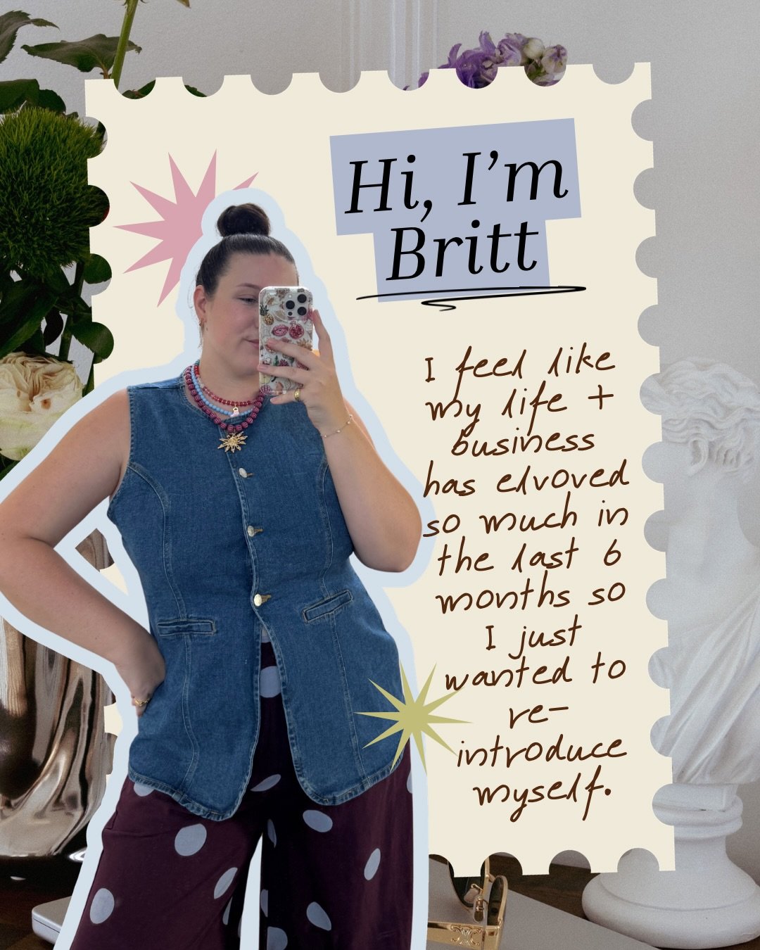Hiiii I&rsquo;m Britt 👋🏼

The last 6 months have been crazy and a lot has shifted in my life, my business, and inside of me. 

Not in a dramatic way (ok well maybe?) 😅 Just in the real life, quietly growing, getting clearer on what matters to me k