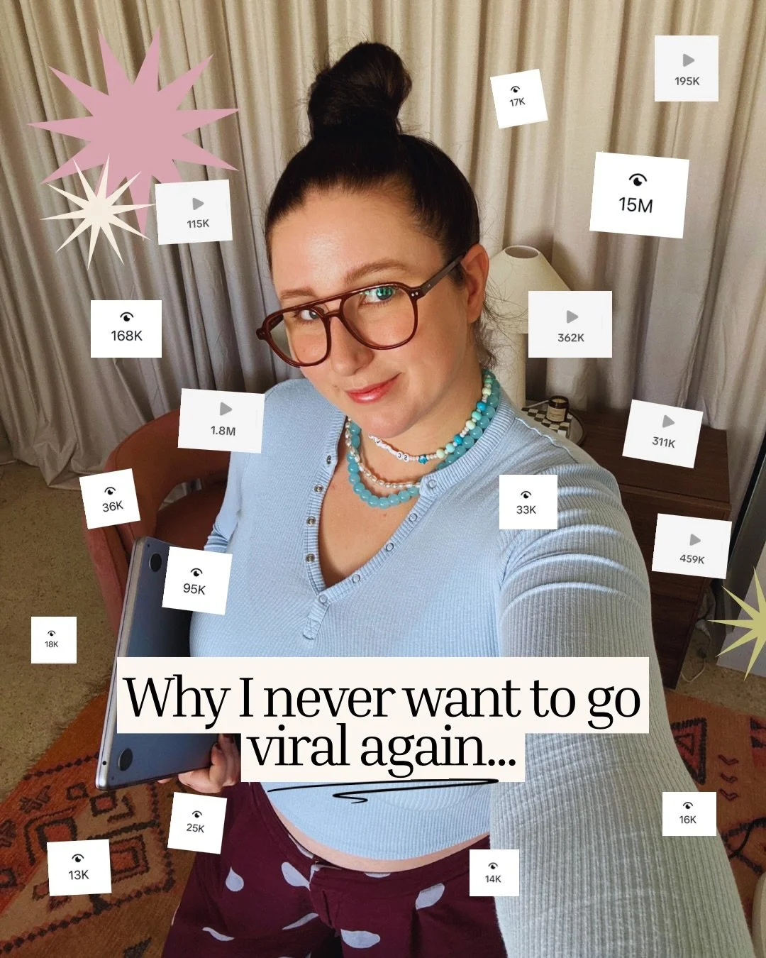 Going viral won&rsquo;t help your business if you have an unclear message (it will expose it at scale) 👀

I have gone viral more than once, on multiple different platforms, and *plot twist* I&rsquo;d happily do it again. 

But.. I would never want t