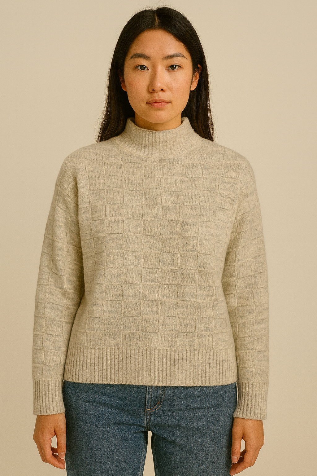 The Woven Cloud Mockneck