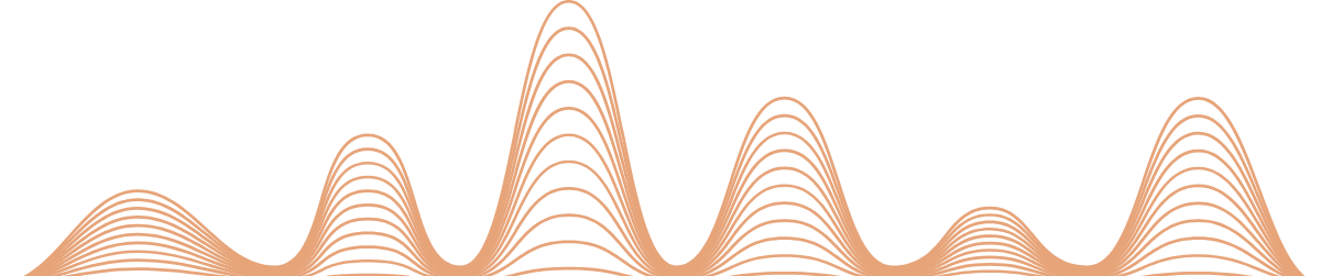 Soundwaves in a medium brown